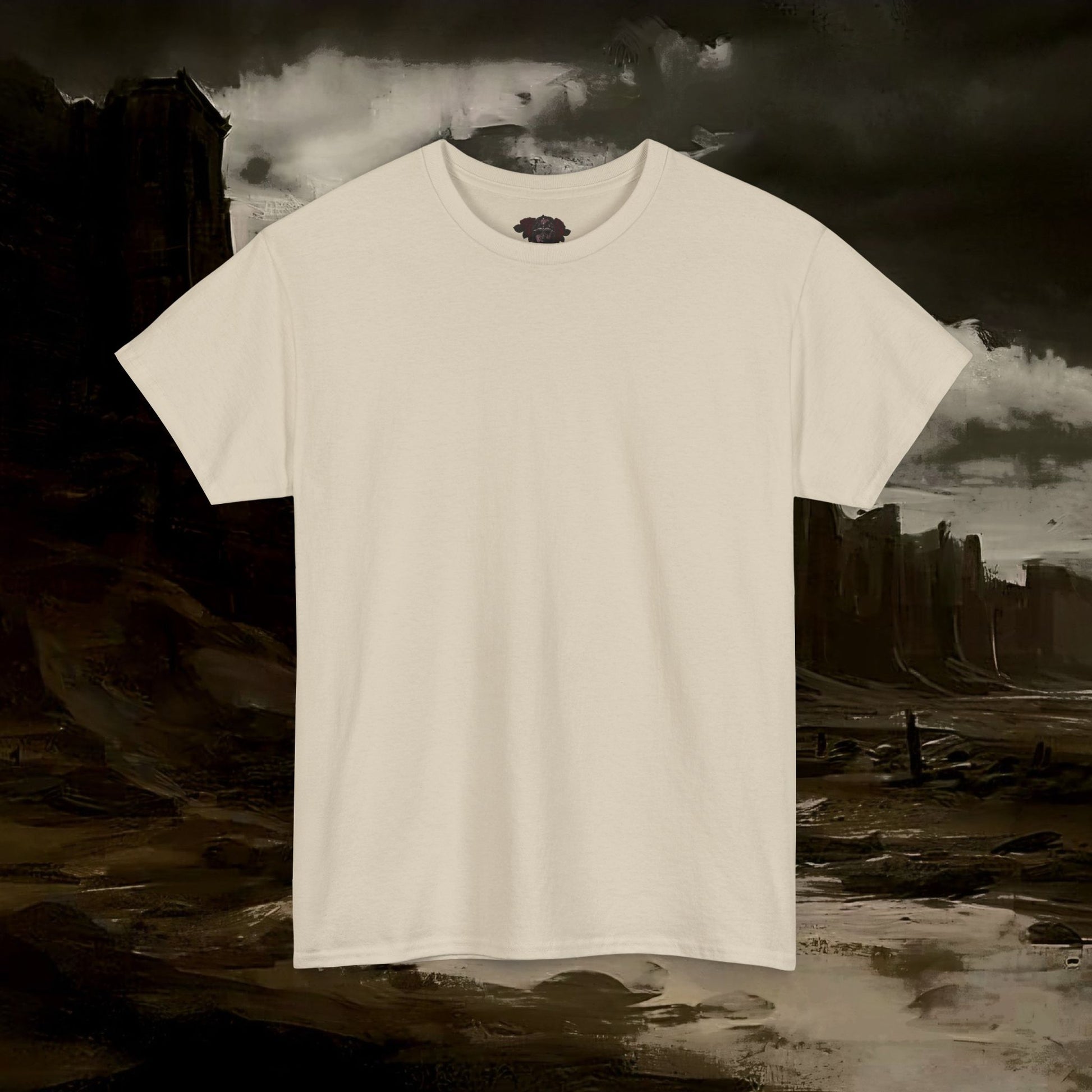 The Barbarian's Fate Medieval Fantasy Inspired Graphic T-Shirt Back Version