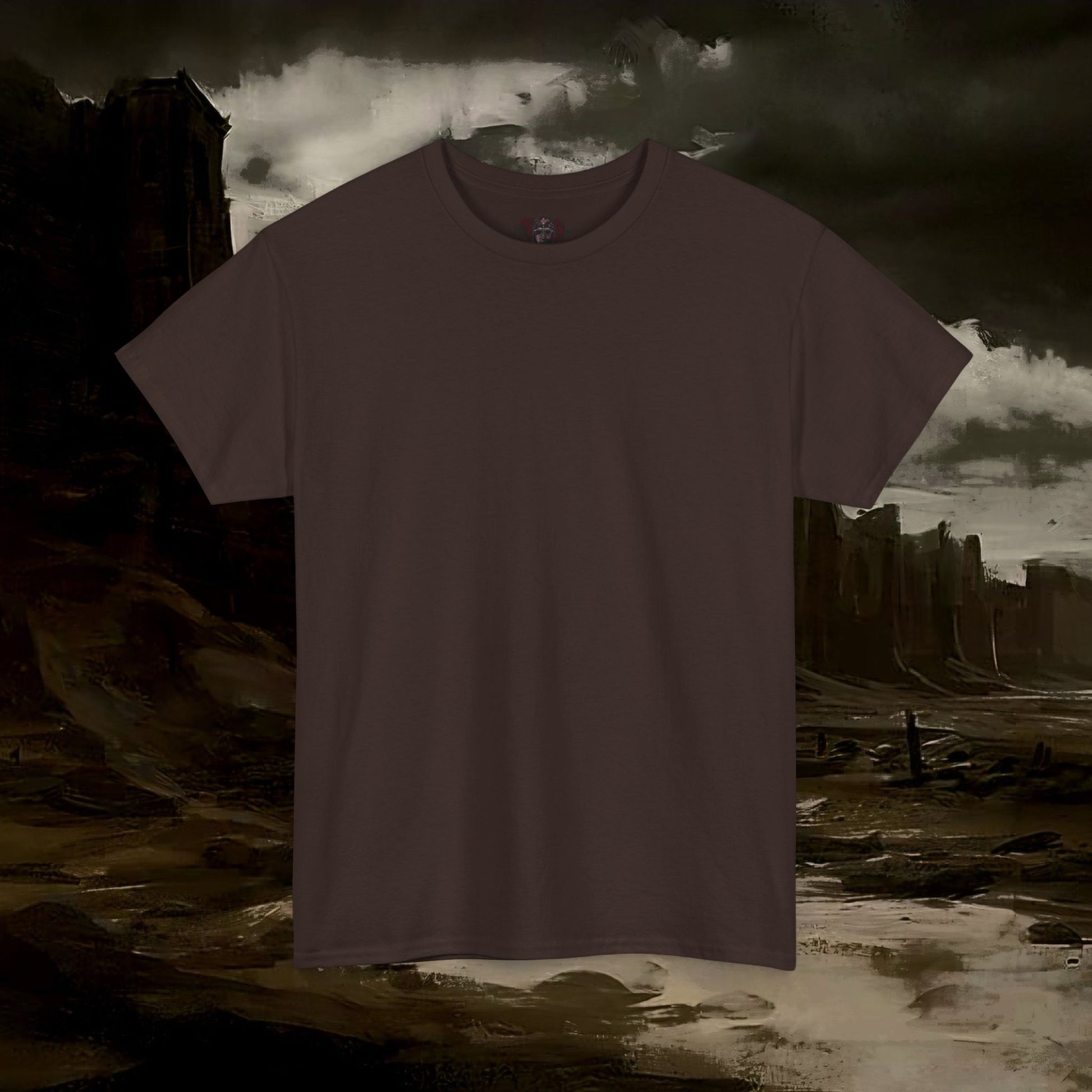 The Barbarian's Fate Medieval Fantasy Inspired Graphic T-Shirt Back Version