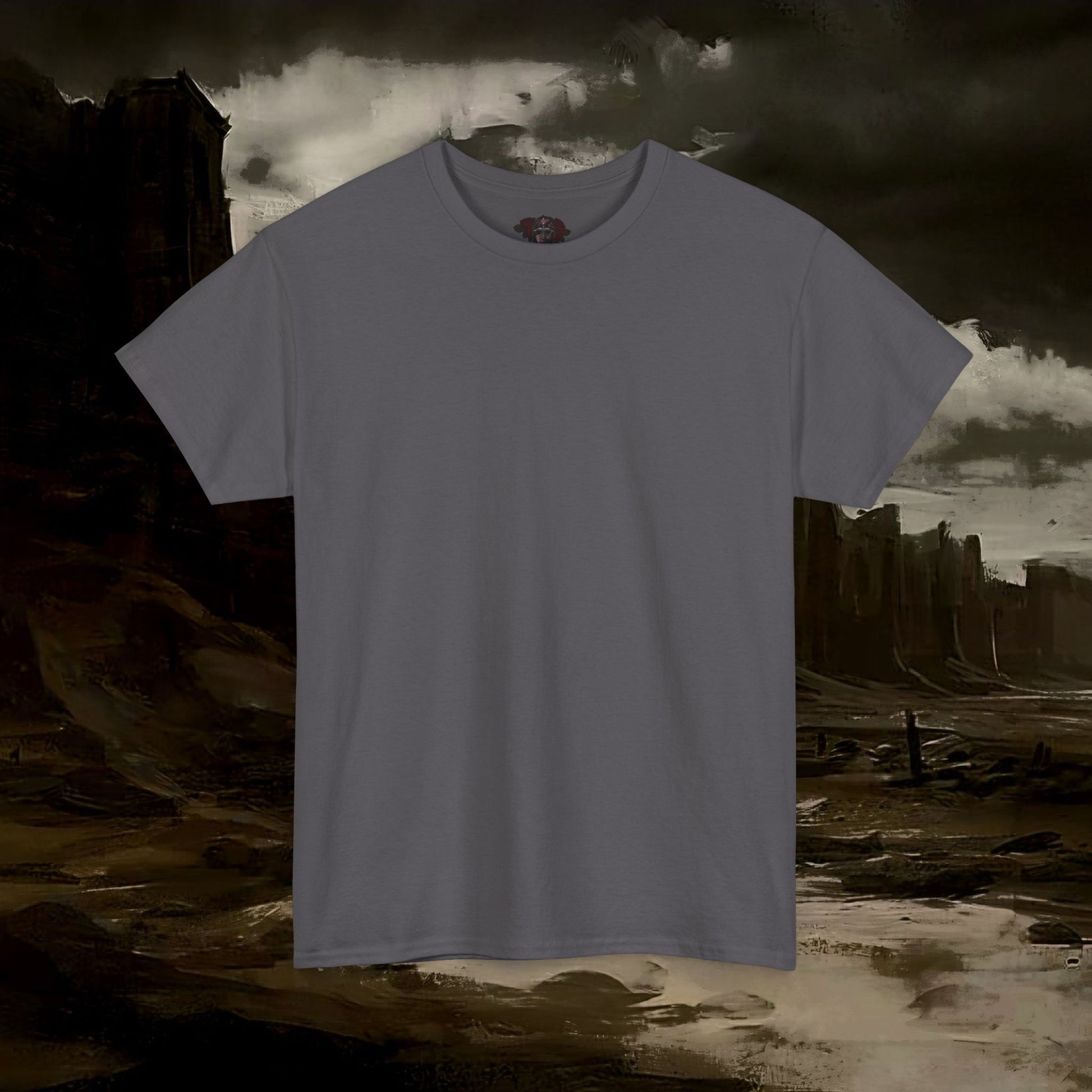 The Barbarian's Fate Medieval Fantasy Inspired Graphic T-Shirt Back Version