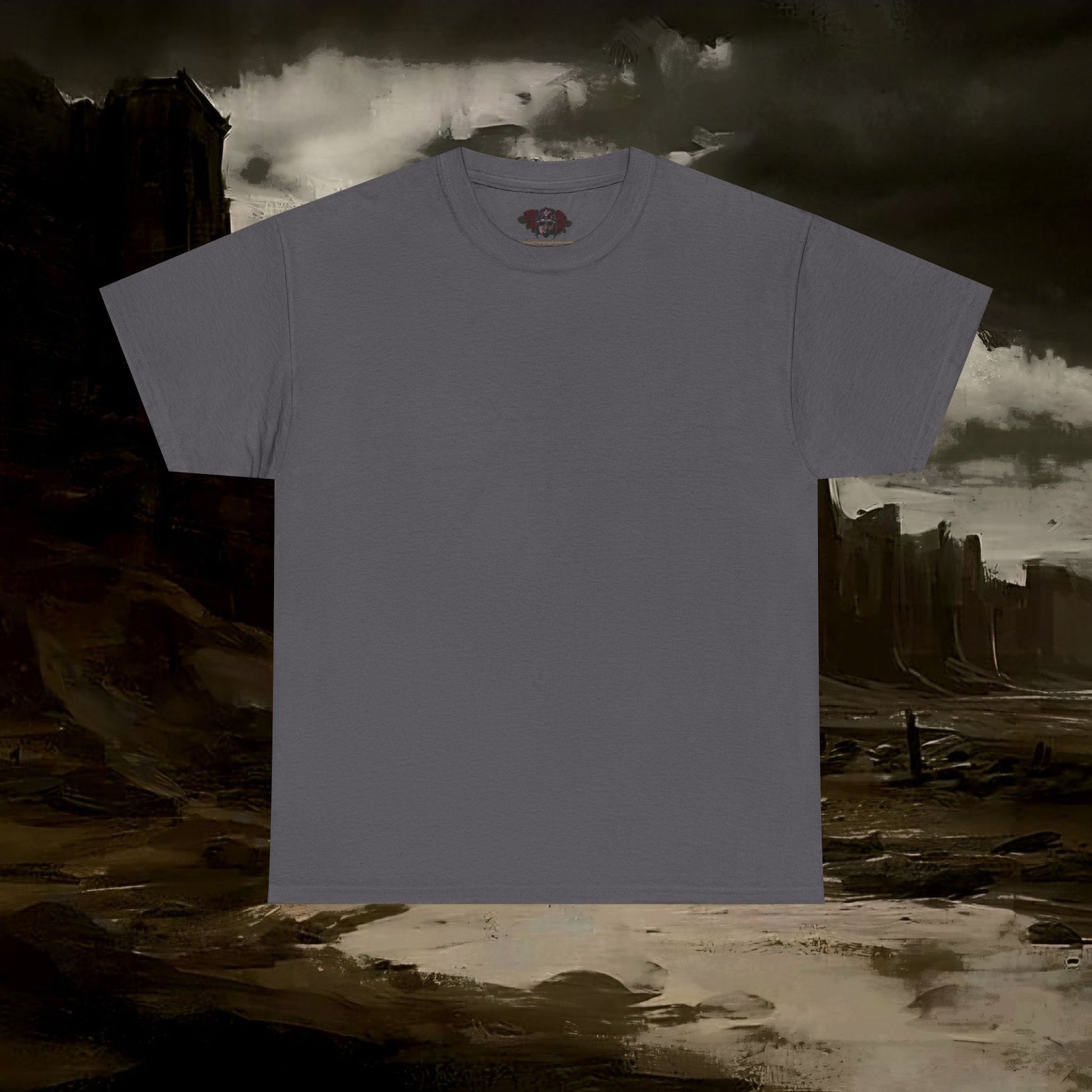 The Barbarian's Fate Medieval Fantasy Inspired Graphic T-Shirt Back Version