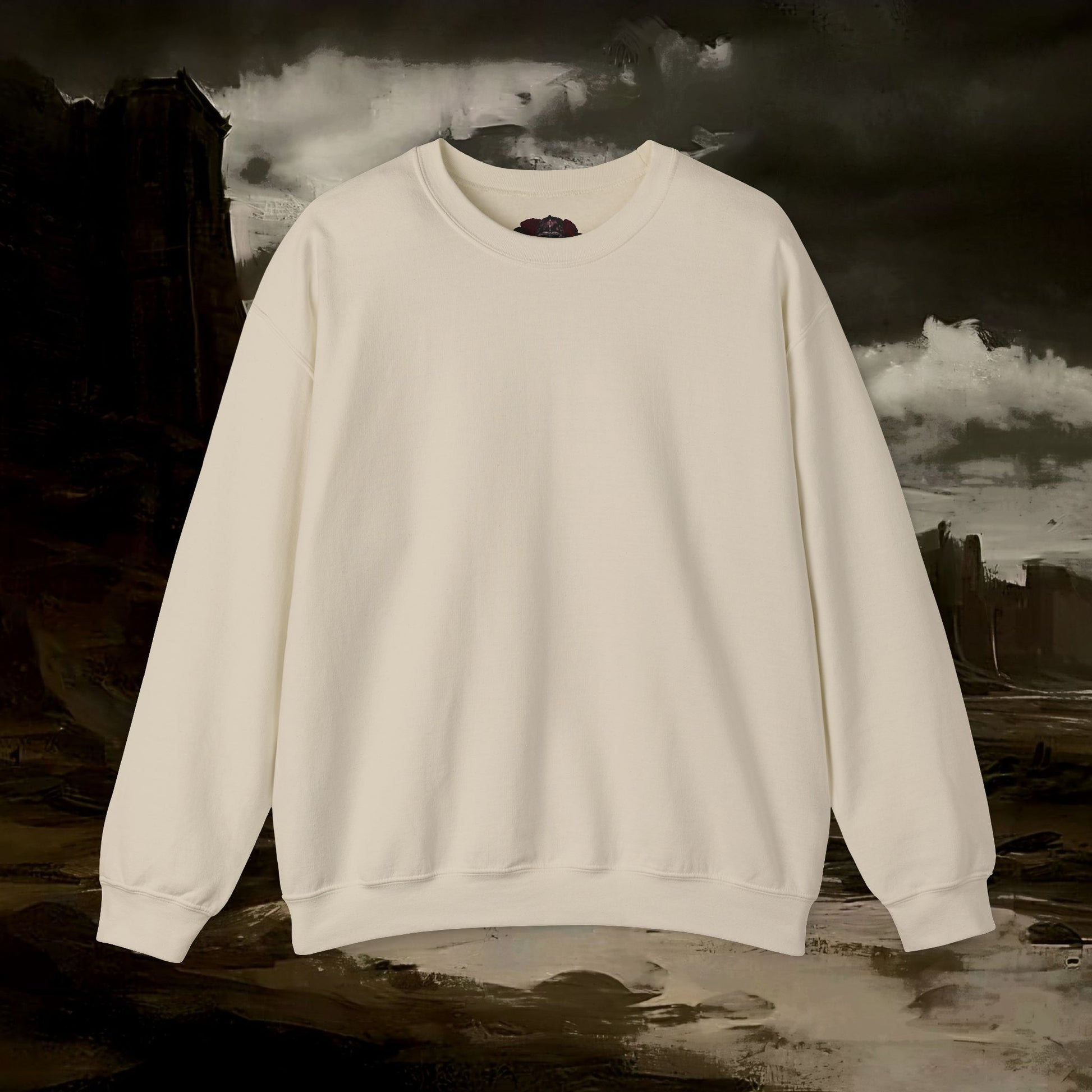 The Barbarian's Fate Medieval Fantasy Inspired Graphic Sweatshirt Back Version