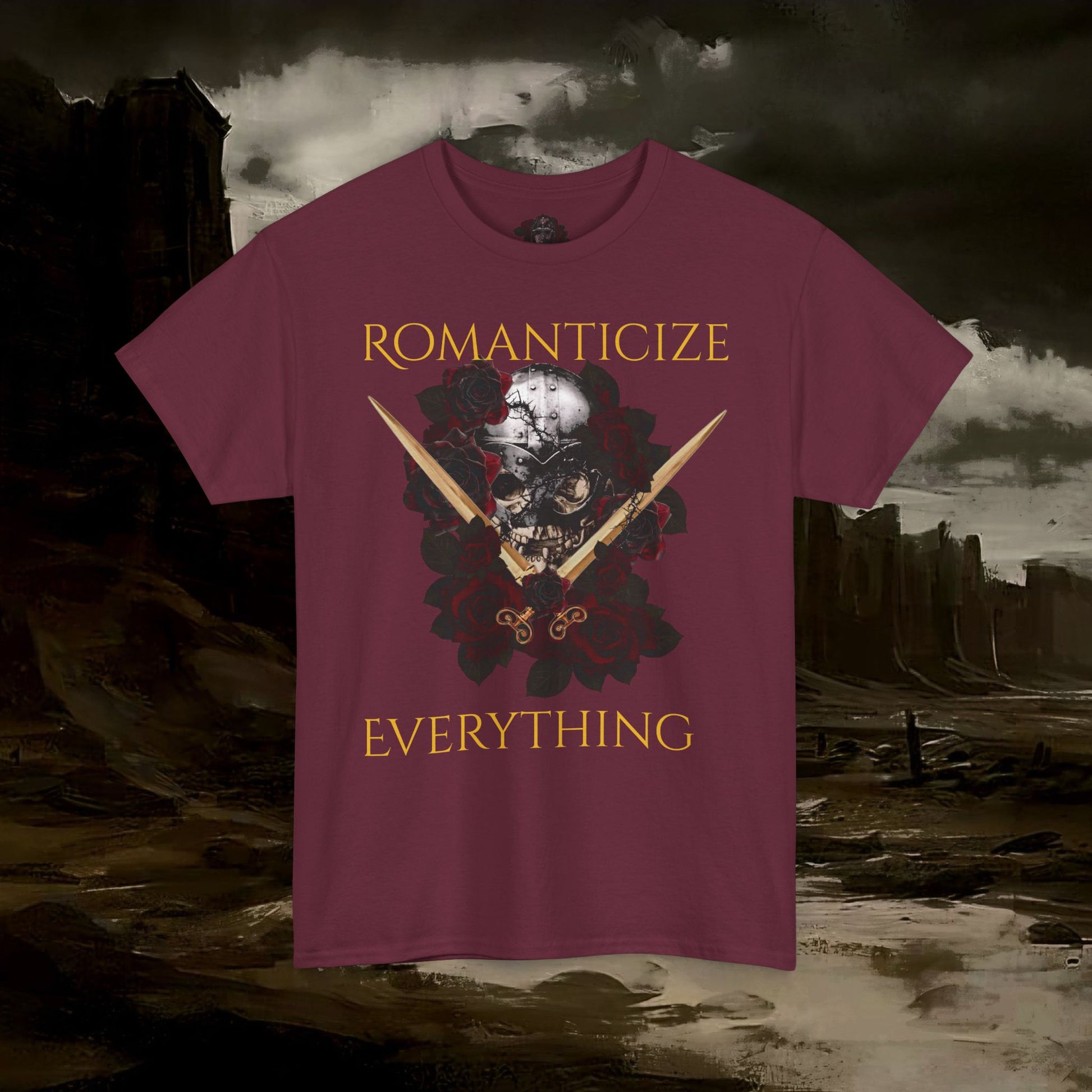 The Barbarian's Fate Medieval Fantasy Inspired Graphic Cotton T-Shirt