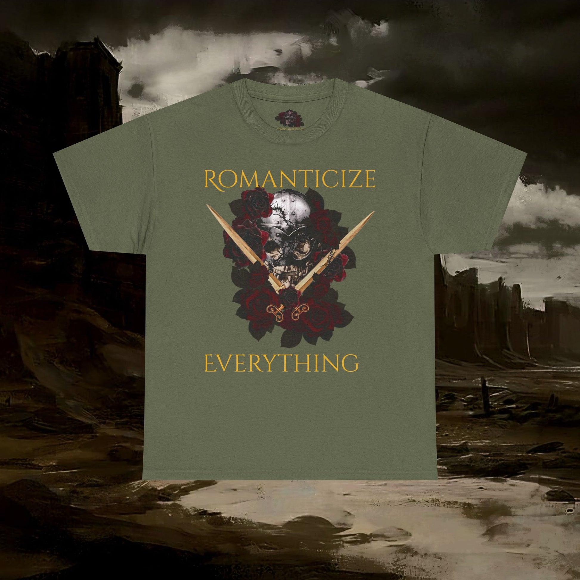 The Barbarian's Fate Medieval Fantasy Inspired Graphic Cotton T-Shirt