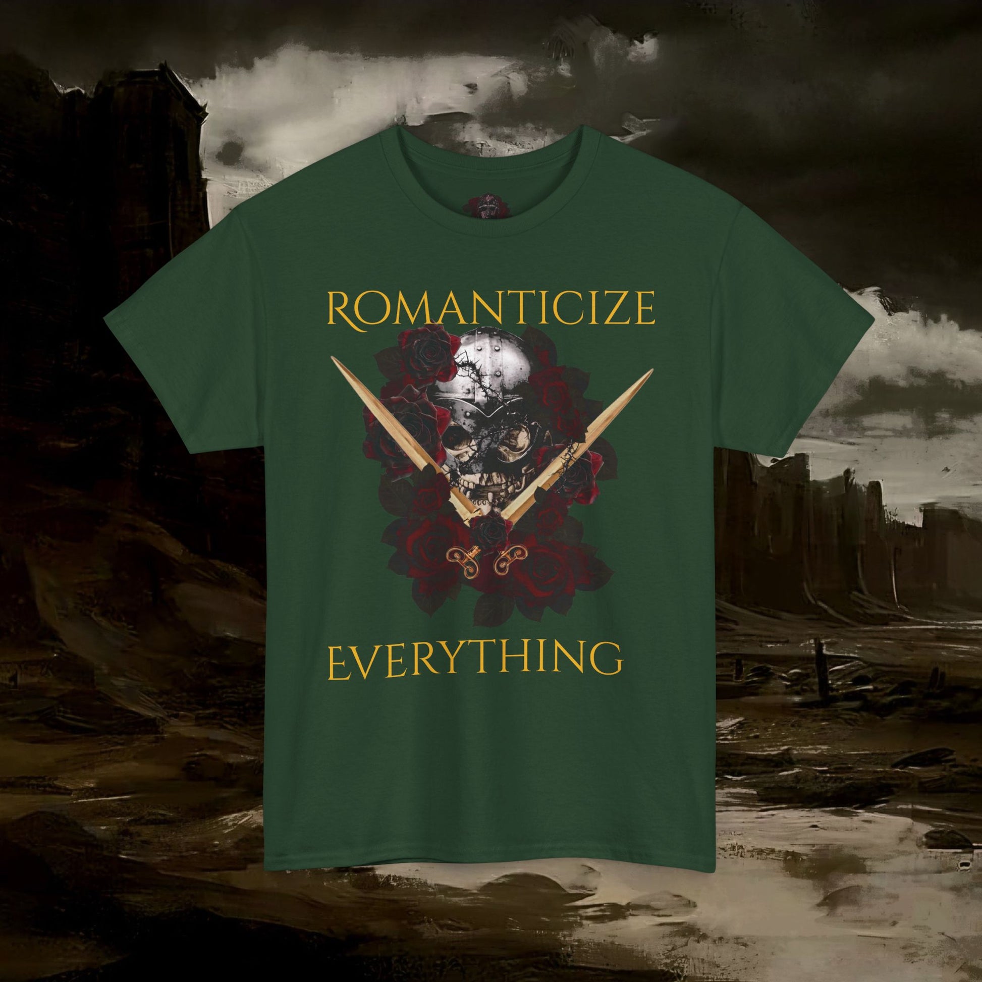 The Barbarian's Fate Medieval Fantasy Inspired Graphic Cotton T-Shirt