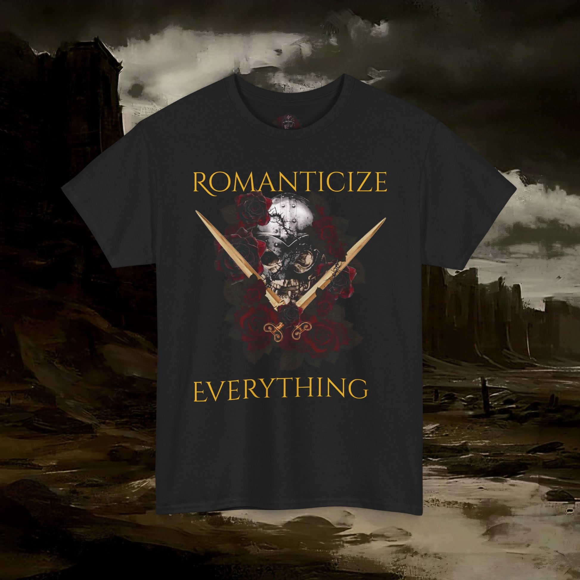 The Barbarian's Fate Medieval Fantasy Inspired Graphic Cotton T-Shirt