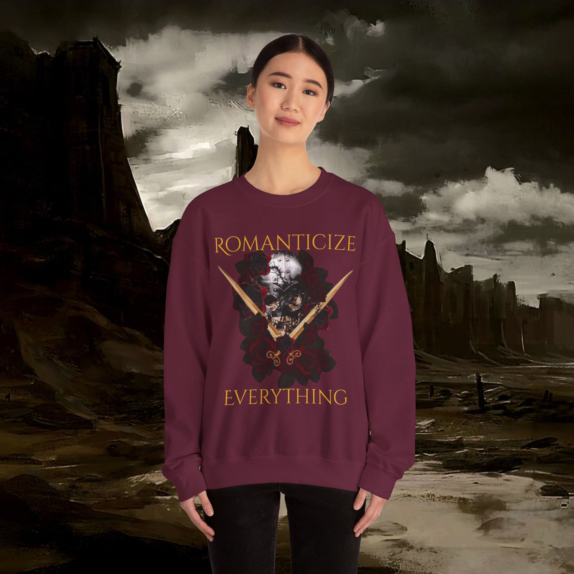 The Barbarian's Fate Medieval Fantasy Inspired Graphic Sweatshirt