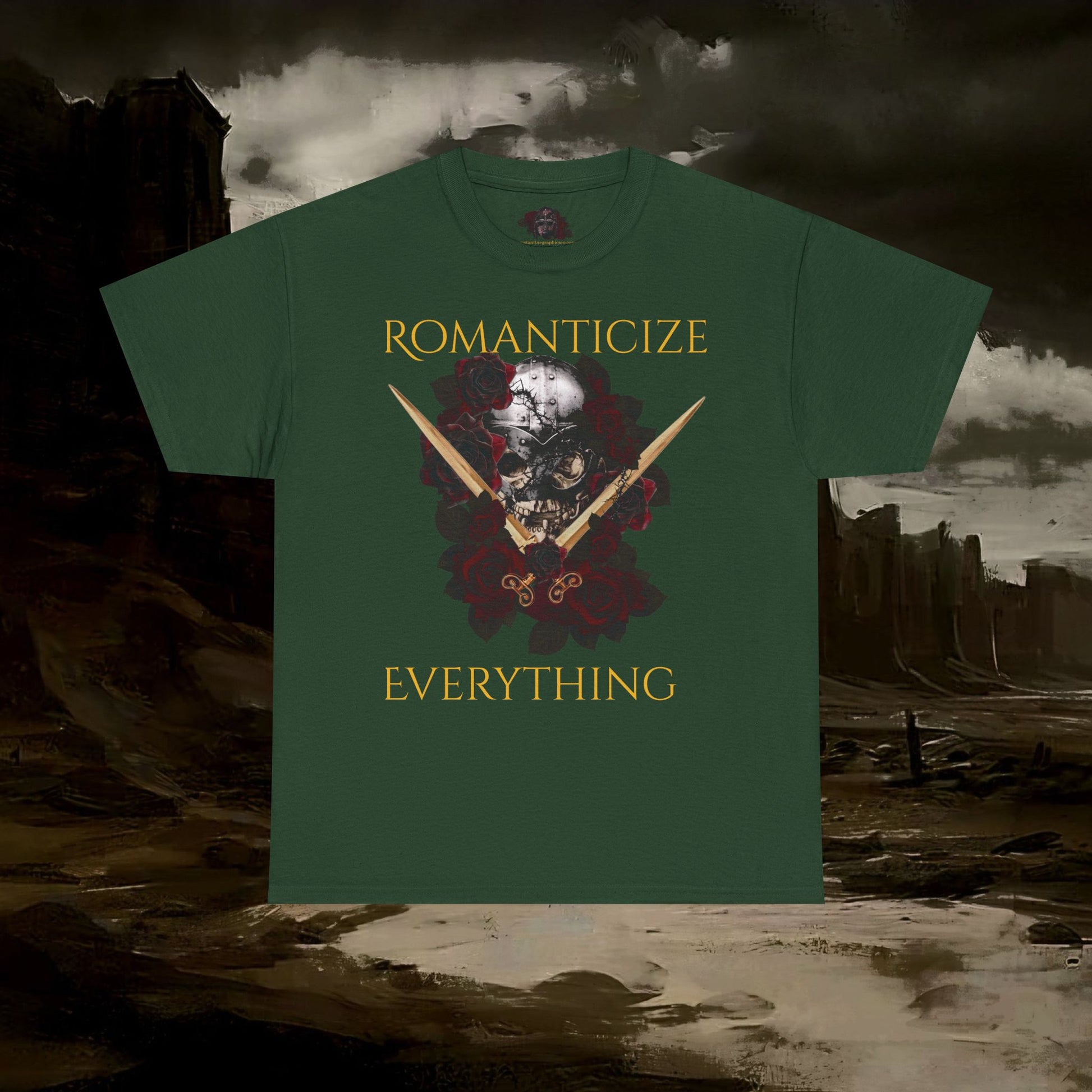 The Barbarian's Fate Medieval Fantasy Inspired Graphic Cotton T-Shirt