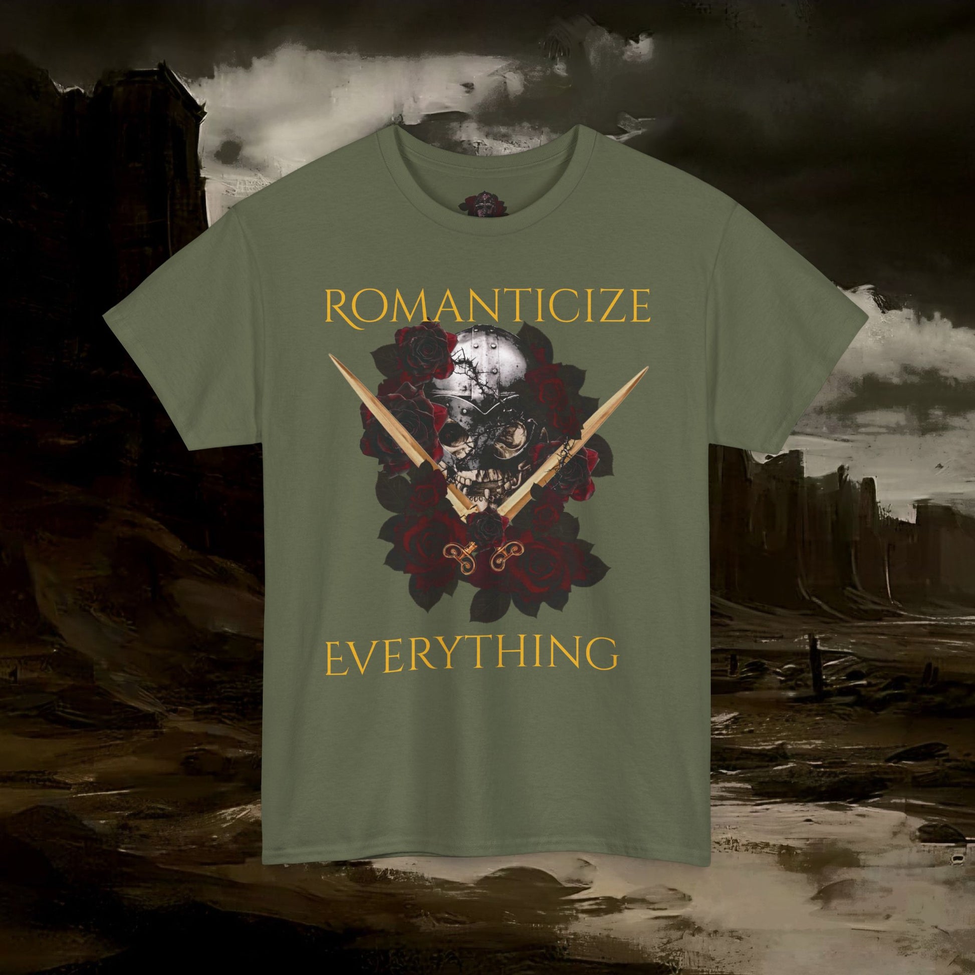 The Barbarian's Fate Medieval Fantasy Inspired Graphic Cotton T-Shirt