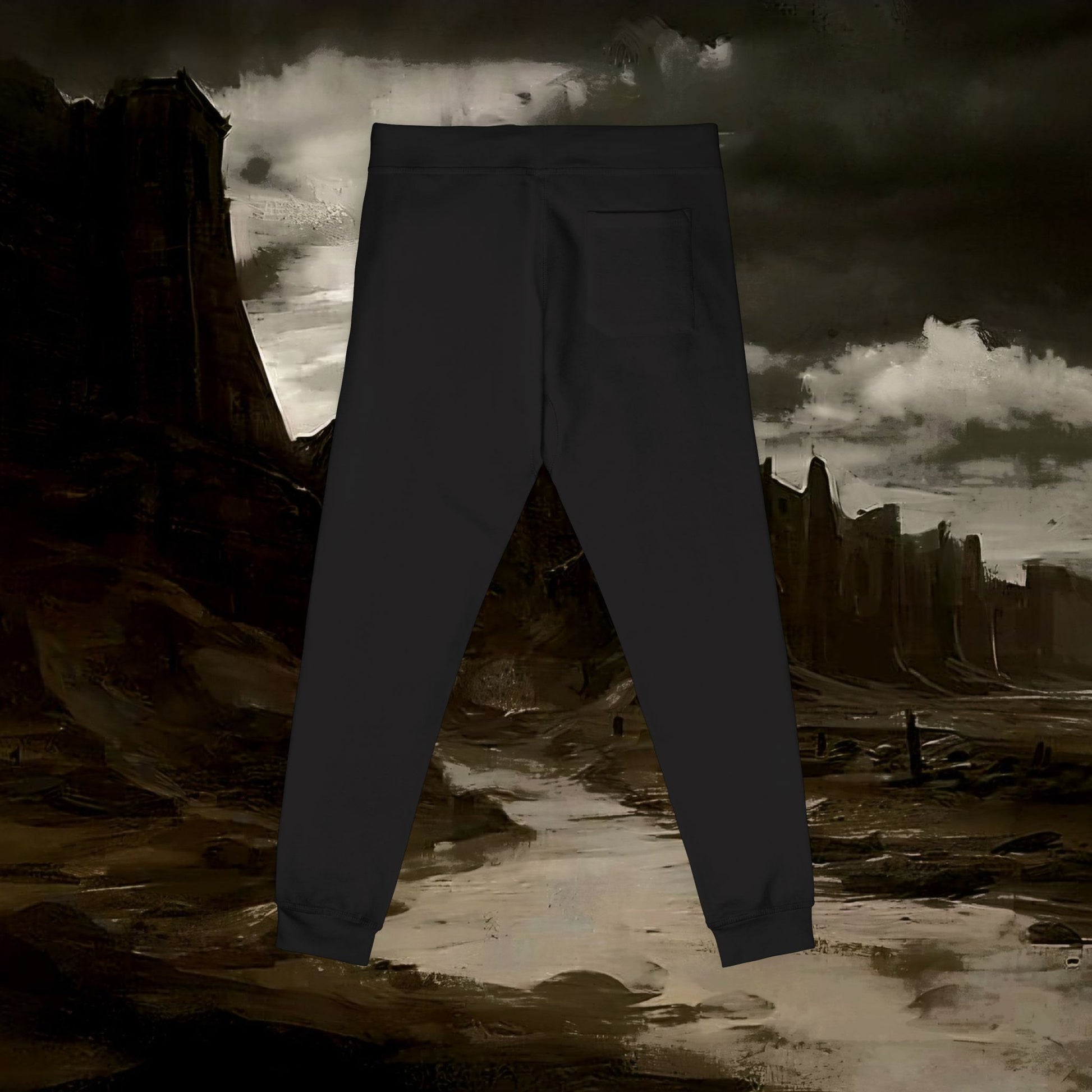 Unisex Fleece Sweatpants ( Esoteric Embroidery)