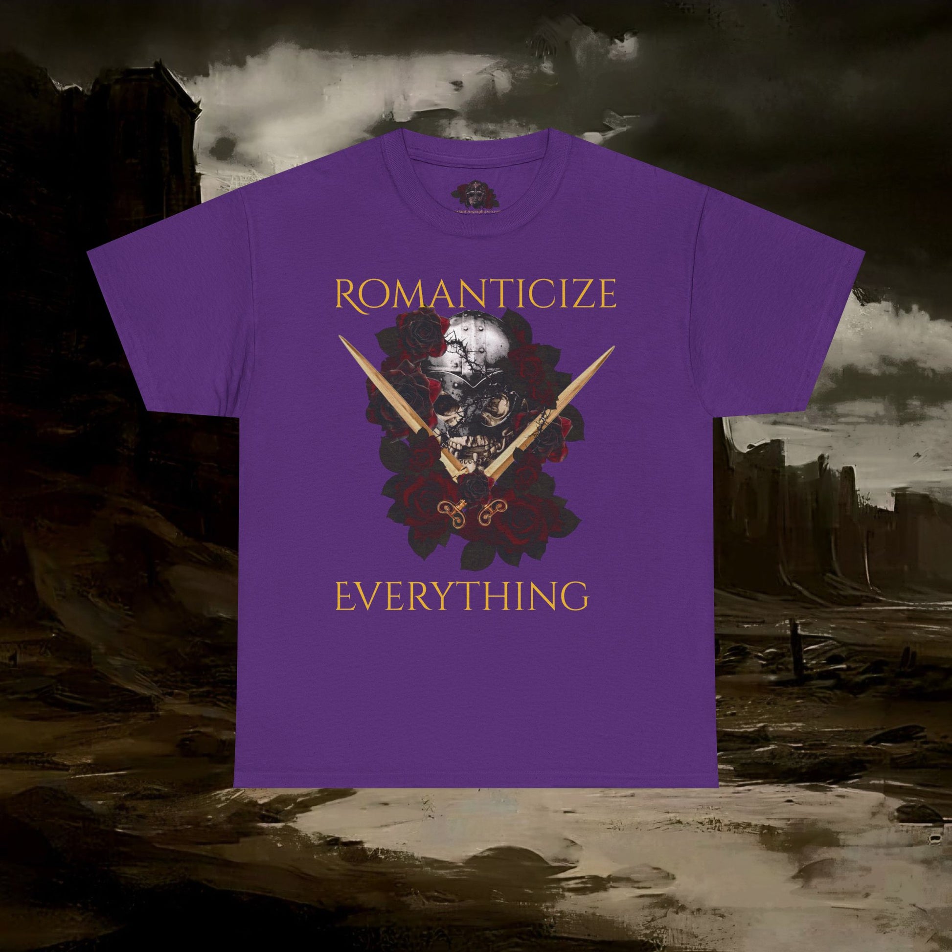 The Barbarian's Fate Medieval Fantasy Inspired Graphic Cotton T-Shirt