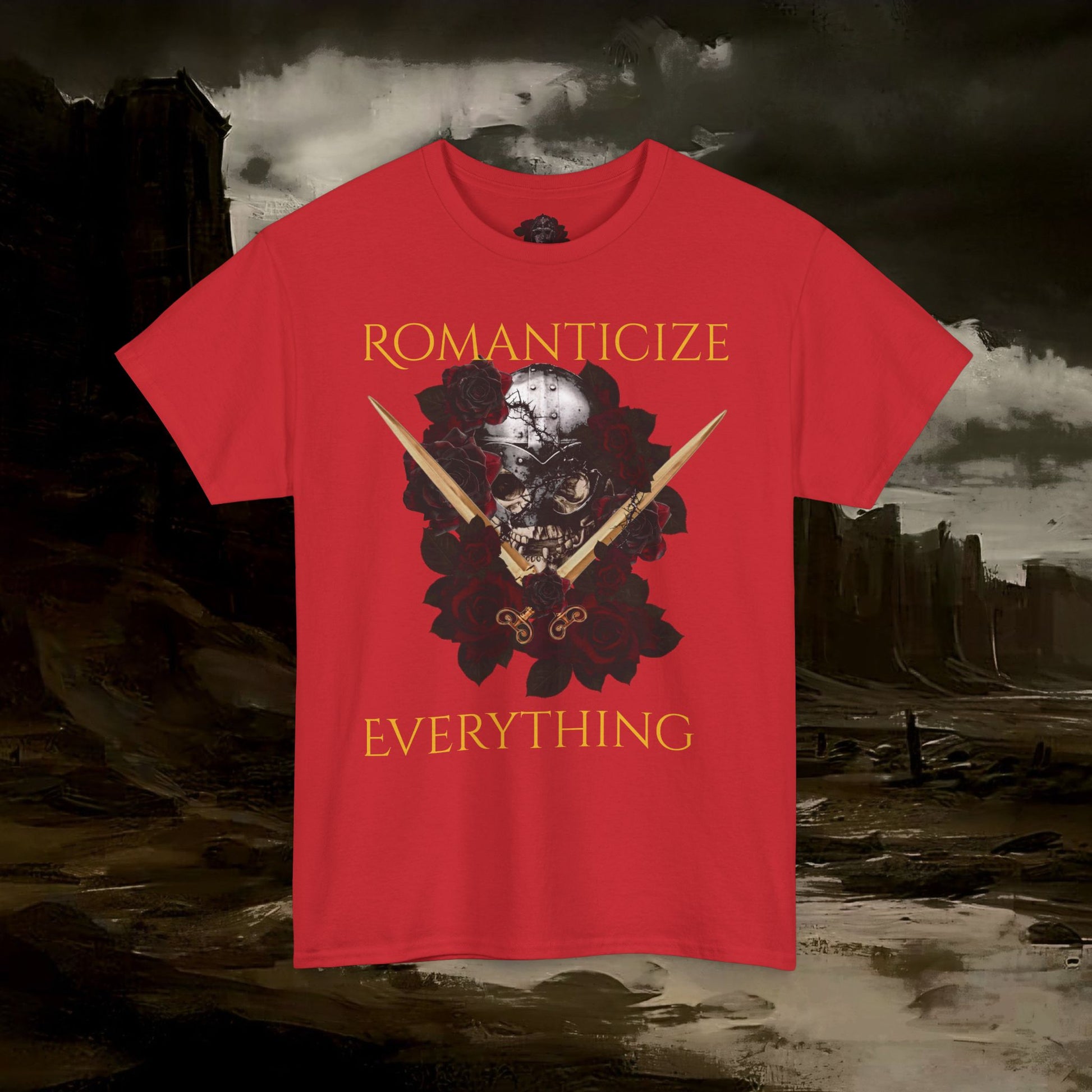 The Barbarian's Fate Medieval Fantasy Inspired Graphic Cotton T-Shirt