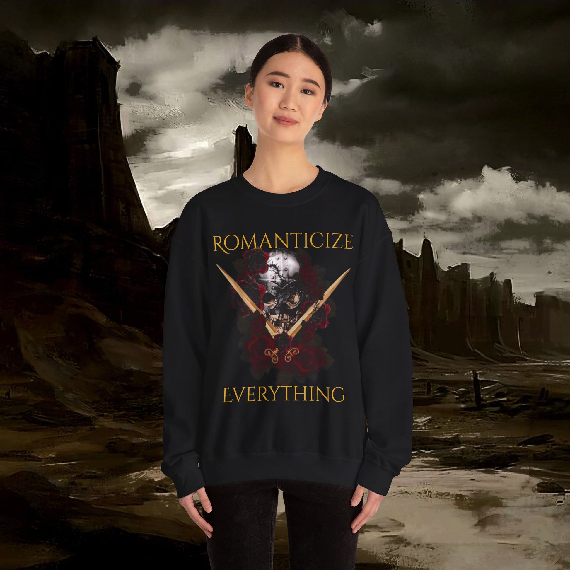 The Barbarian's Fate Medieval Fantasy Inspired Graphic Sweatshirt
