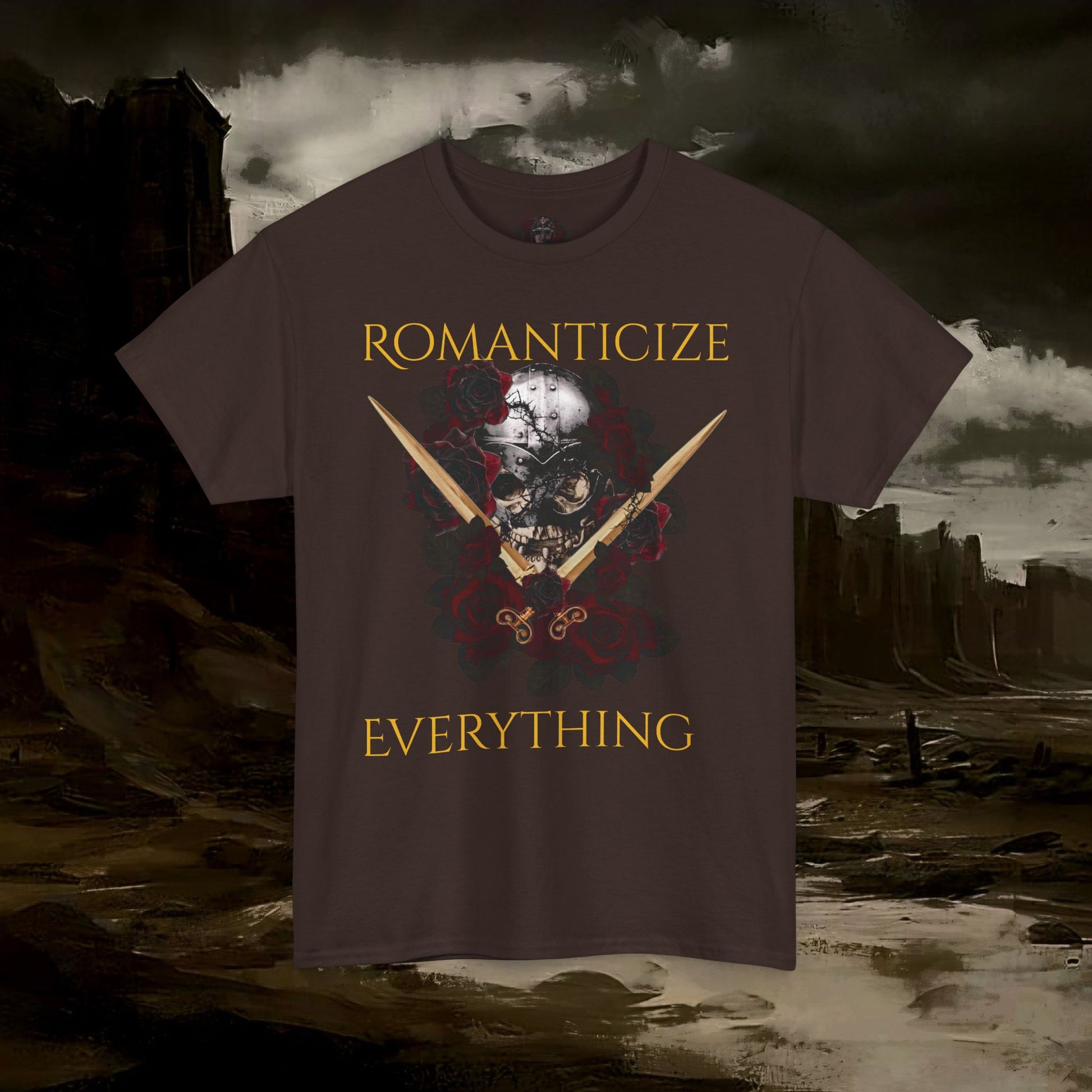 The Barbarian's Fate Medieval Fantasy Inspired Graphic Cotton T-Shirt