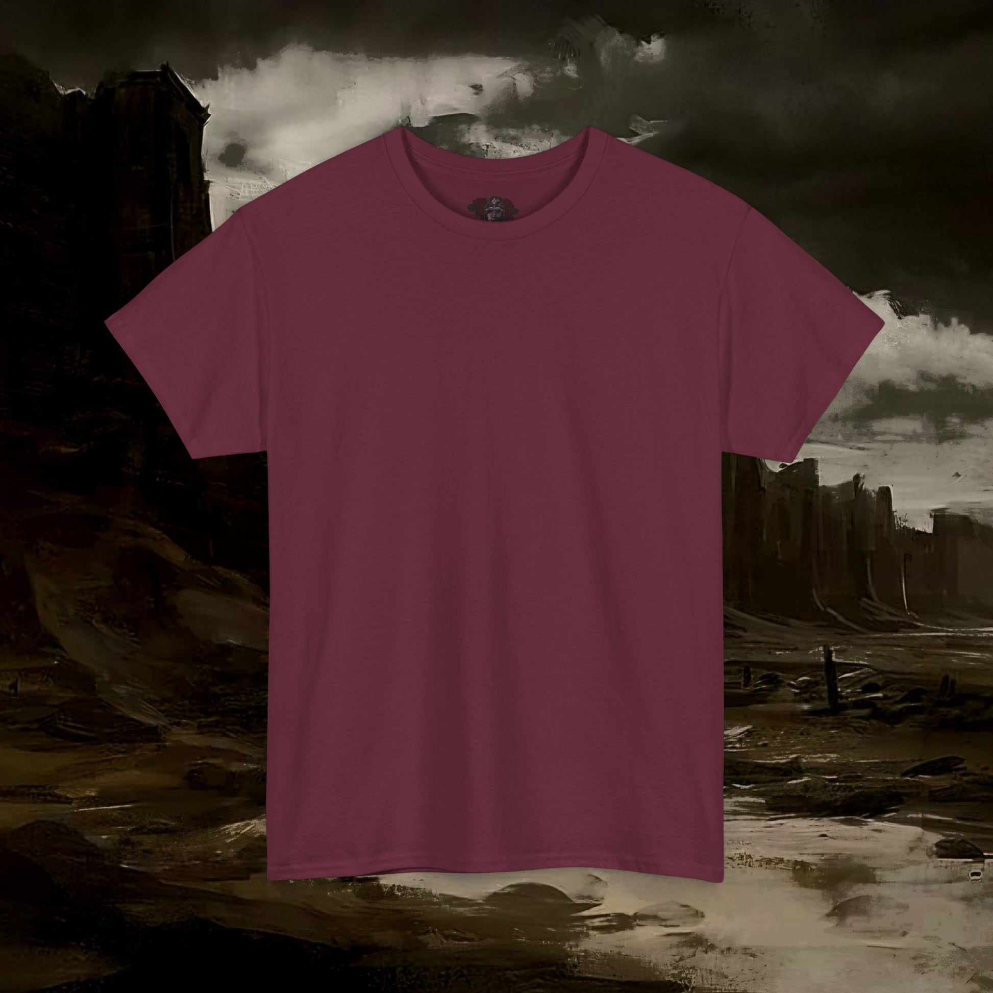 The Barbarian's Fate Medieval Fantasy Inspired Graphic T-Shirt Back Version