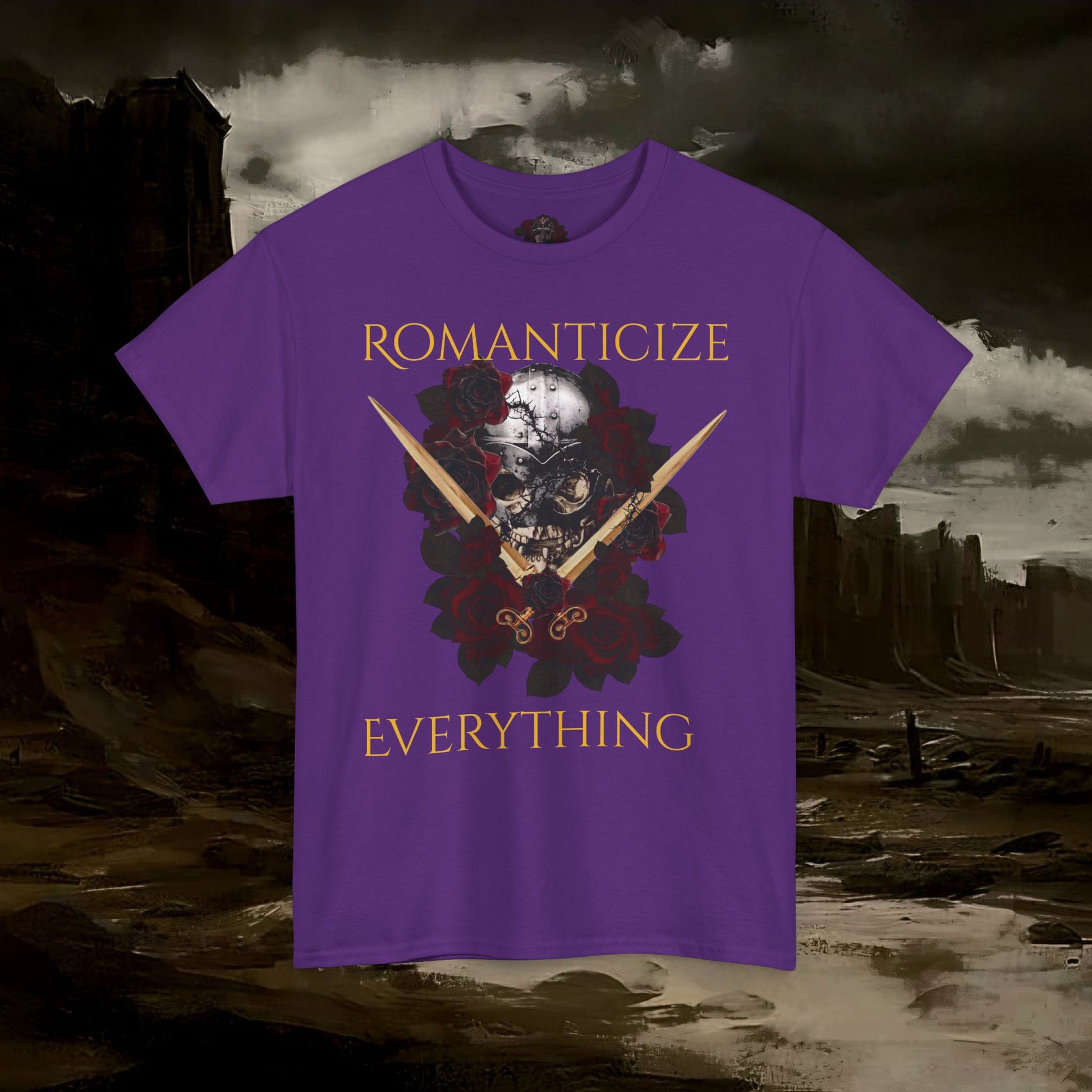 The Barbarian's Fate Medieval Fantasy Inspired Graphic Cotton T-Shirt
