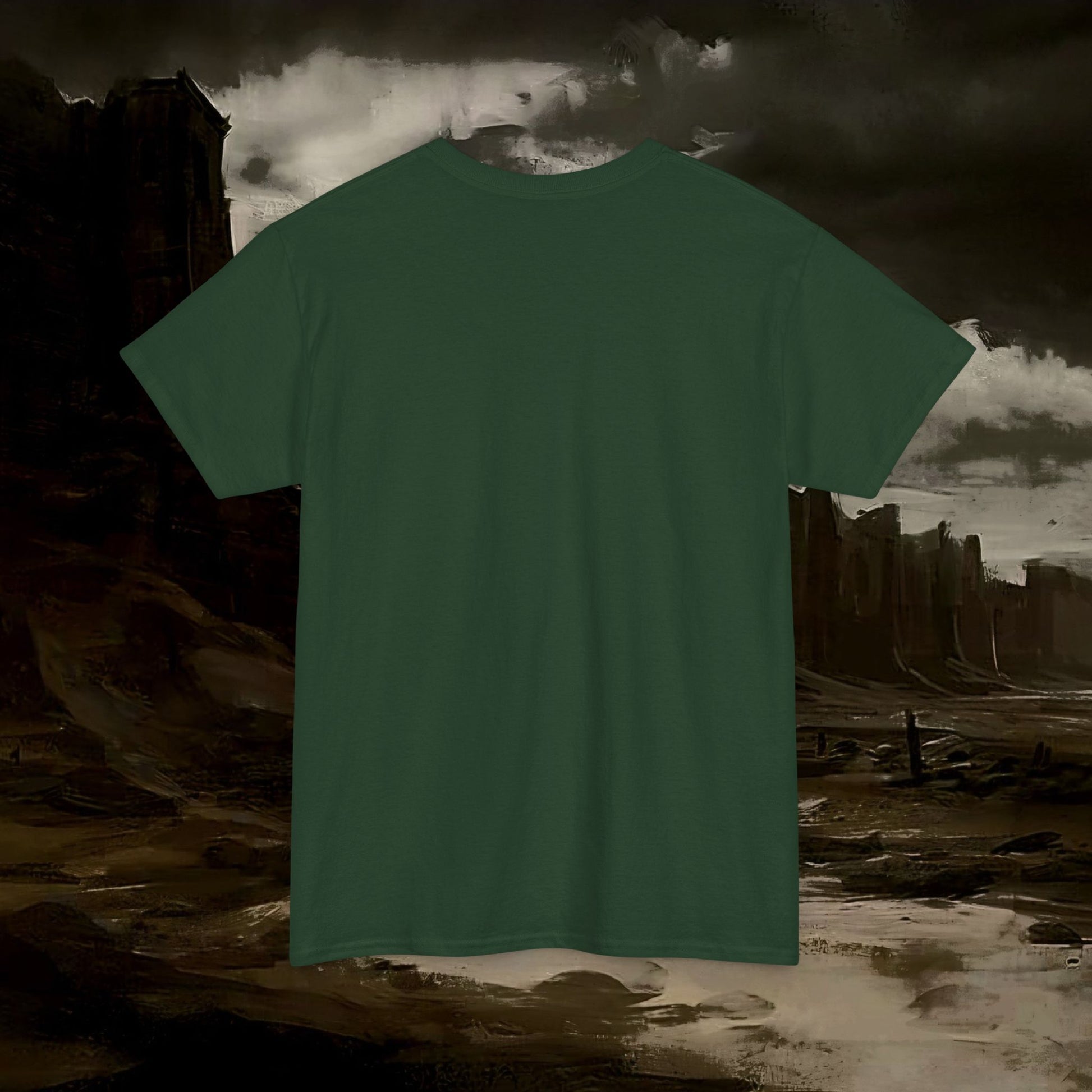 The Barbarian's Mirror Unisex Tee with Vintage Design Casual Wear, Everyday Style