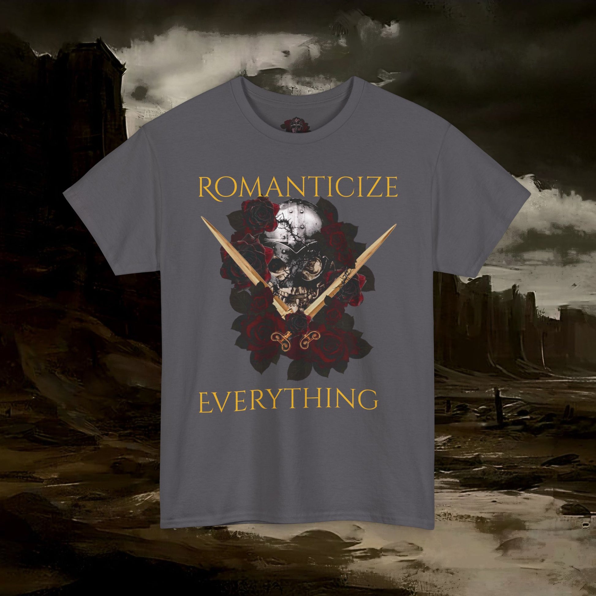 The Barbarian's Fate Medieval Fantasy Inspired Graphic Cotton T-Shirt