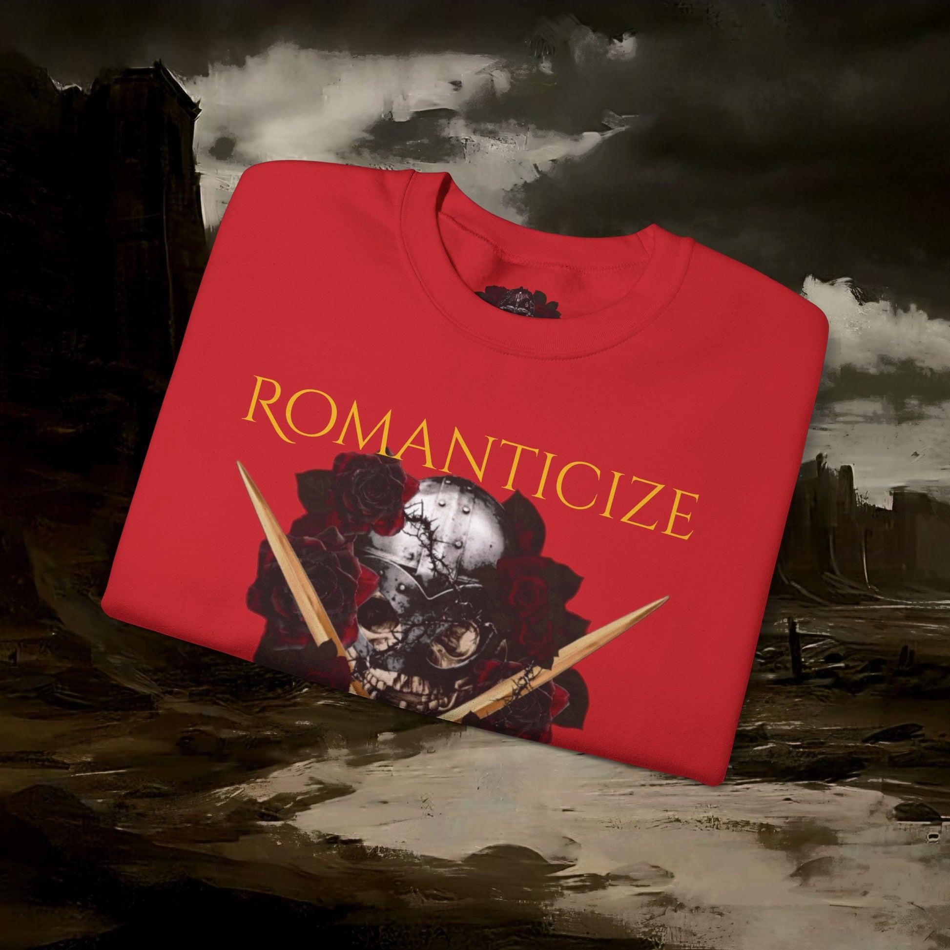 The Barbarian's Fate Medieval Fantasy Inspired Graphic Sweatshirt