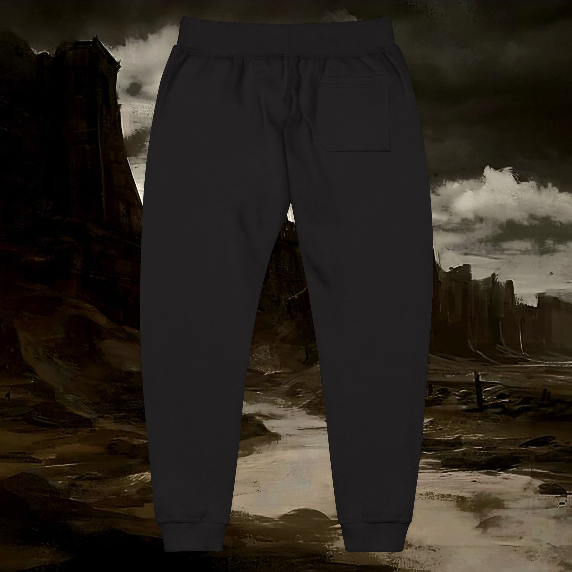 Unisex Fleece Sweatpants ( Esoteric Embroidery)