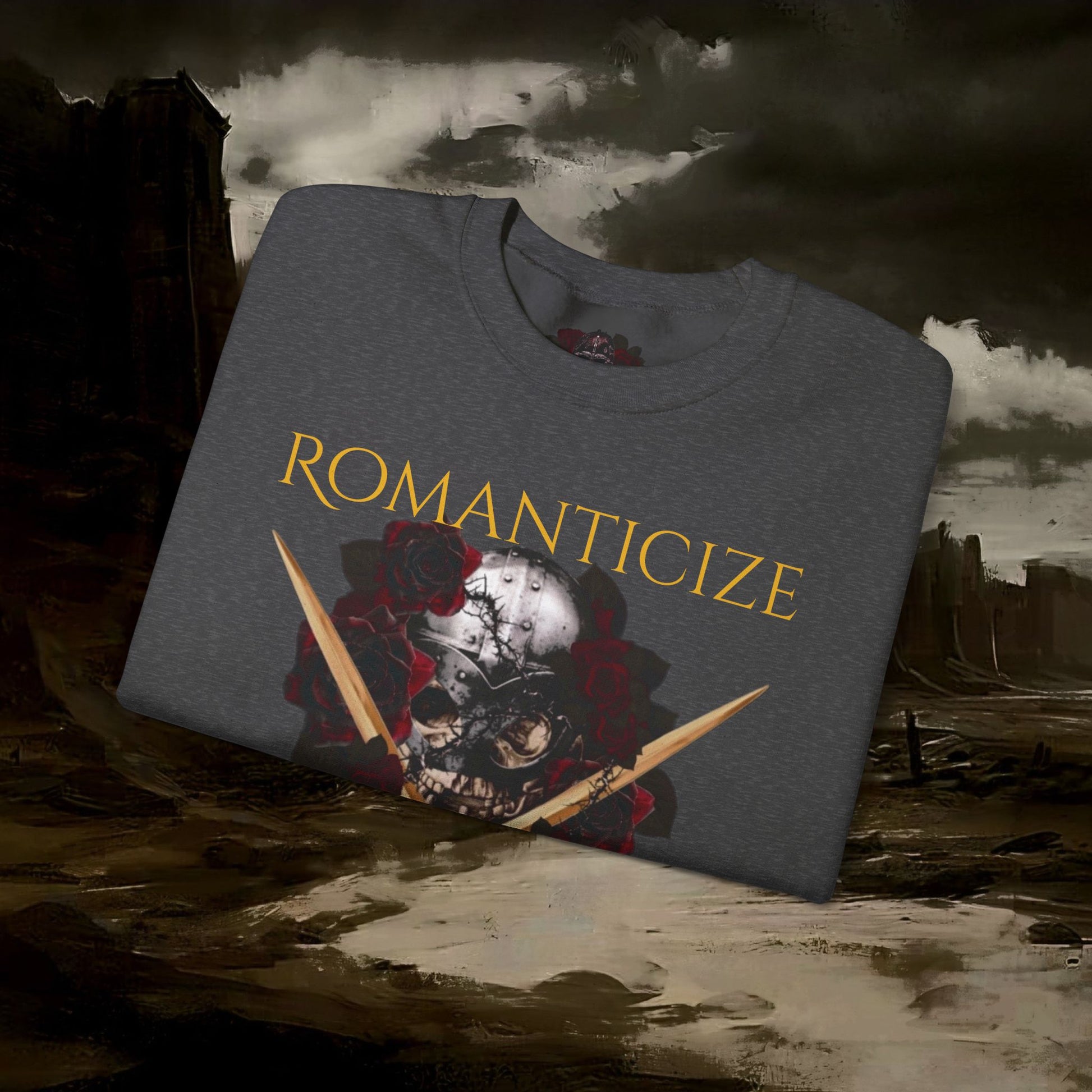 The Barbarian's Fate Medieval Fantasy Inspired Graphic Sweatshirt