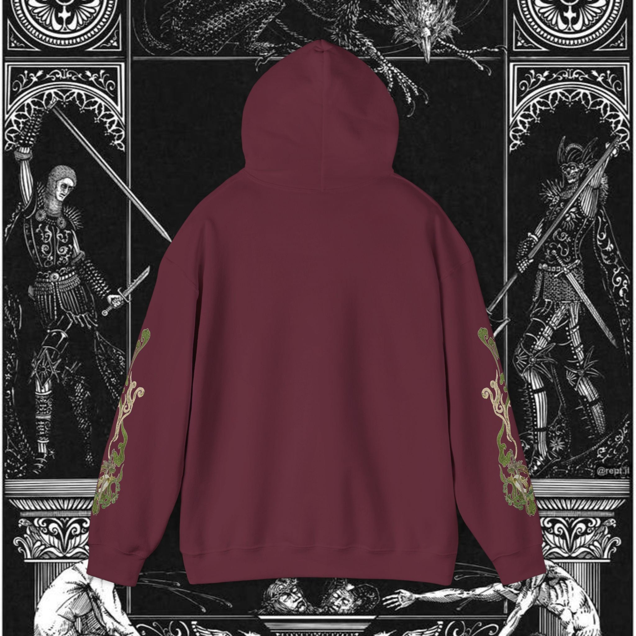 The Last Temptation Medieval Fantasy Graphic Hoodie