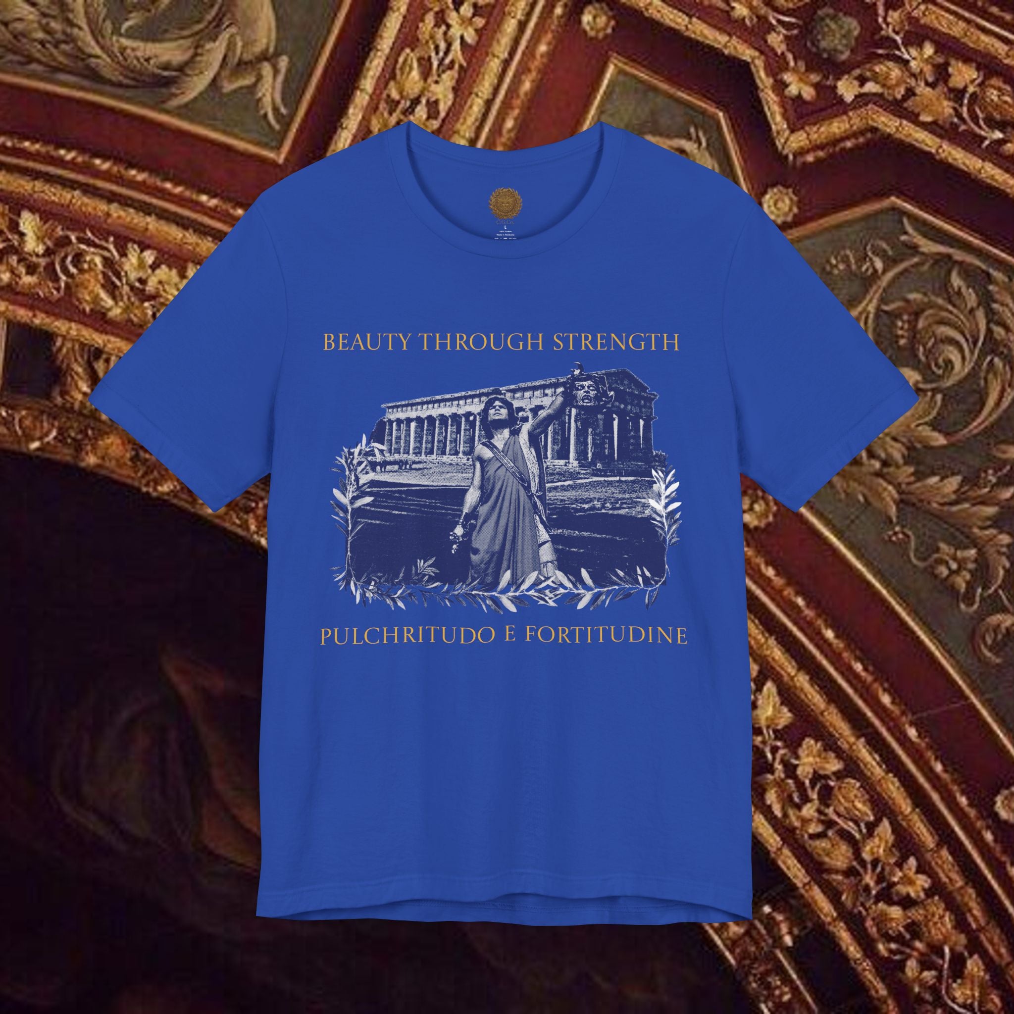 The Hero's Victory Classically-Themed Cotton Graphic T Shirt