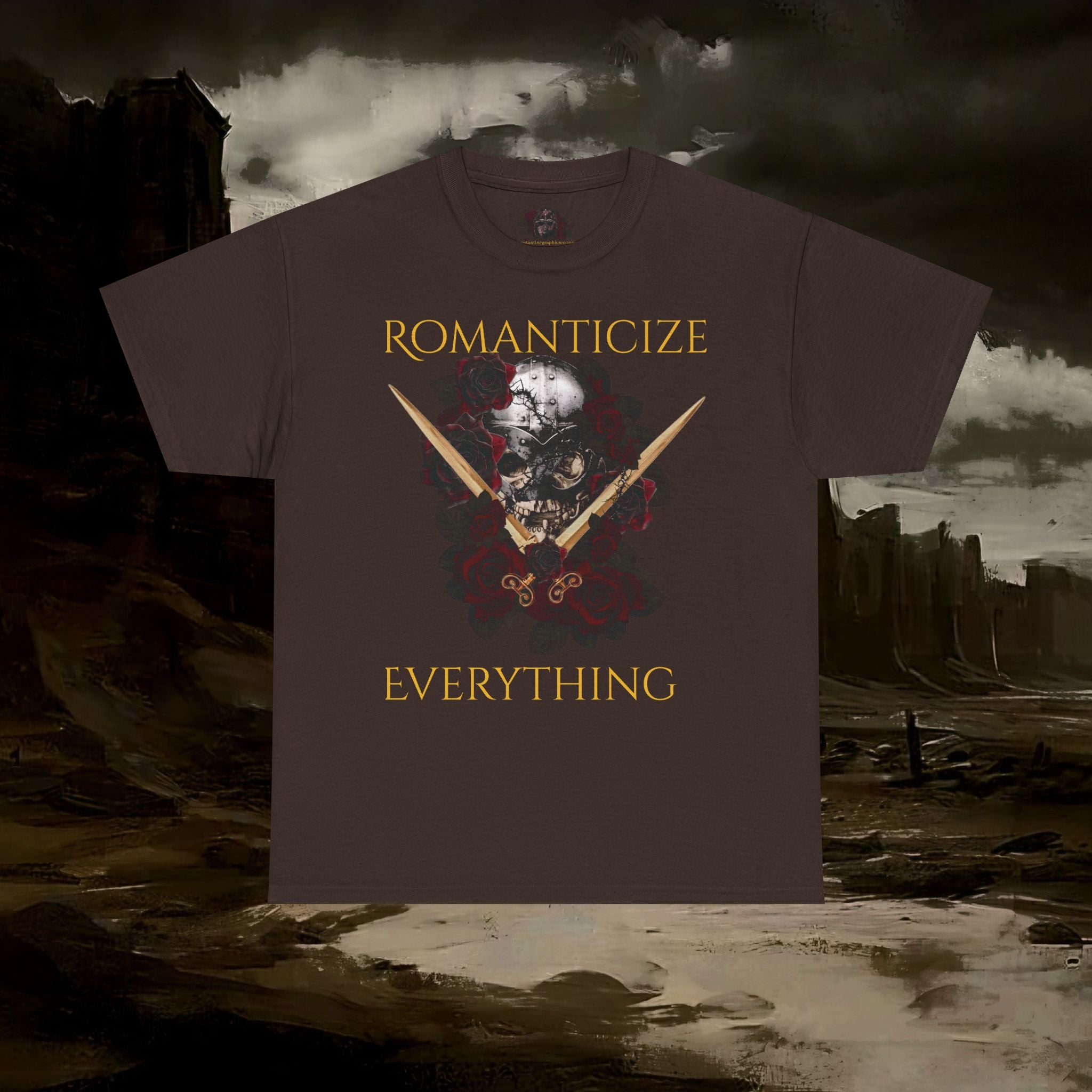 The Barbarian's Fate Medieval Fantasy Inspired Graphic Cotton T-Shirt