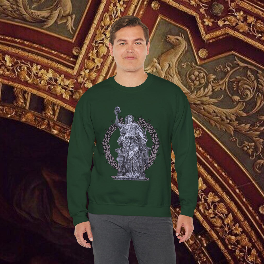 Goddess Victory Neo-Classical Crewneck Sweatshirt piece
