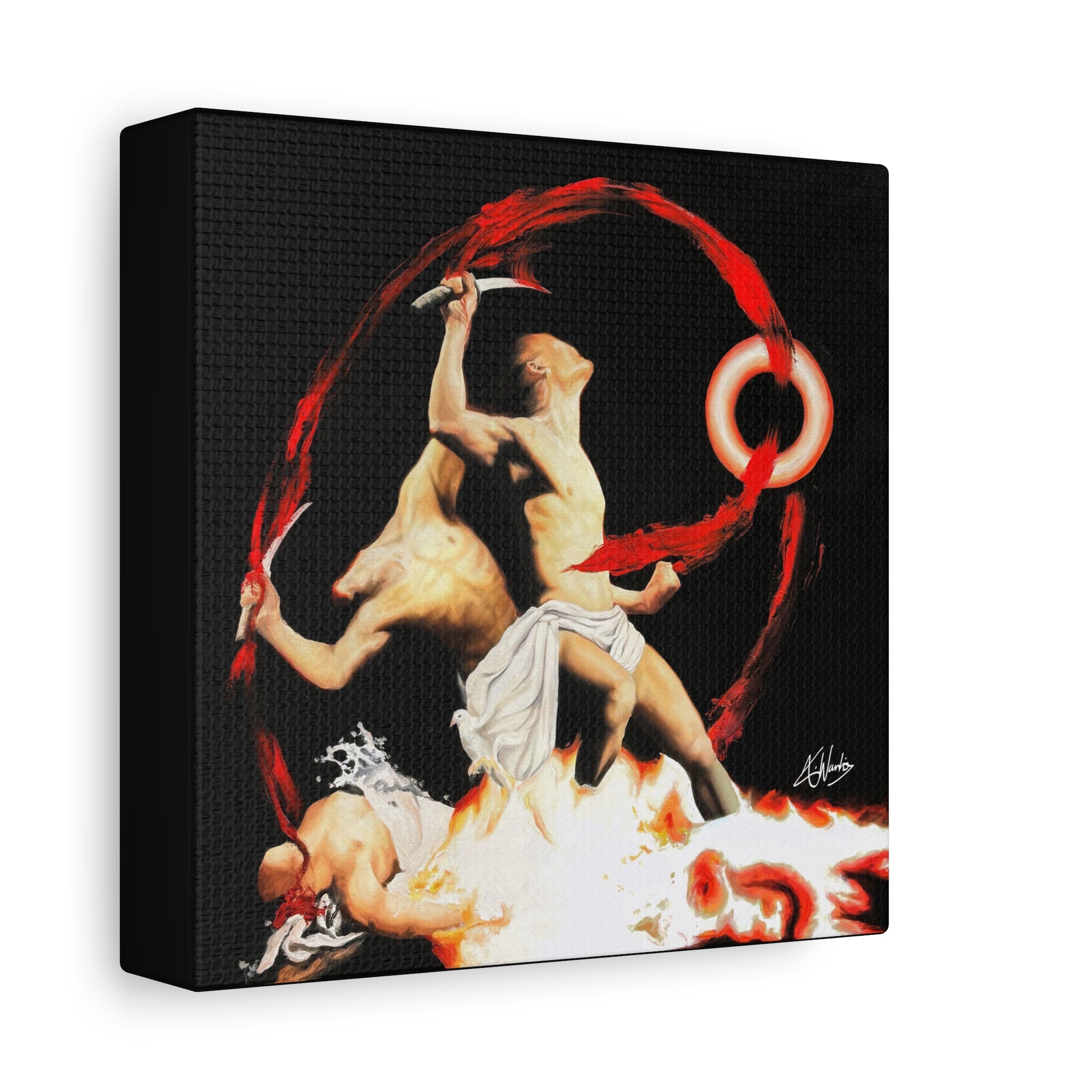 The Samurai's Vengeance Medieval Fantasy Canvas