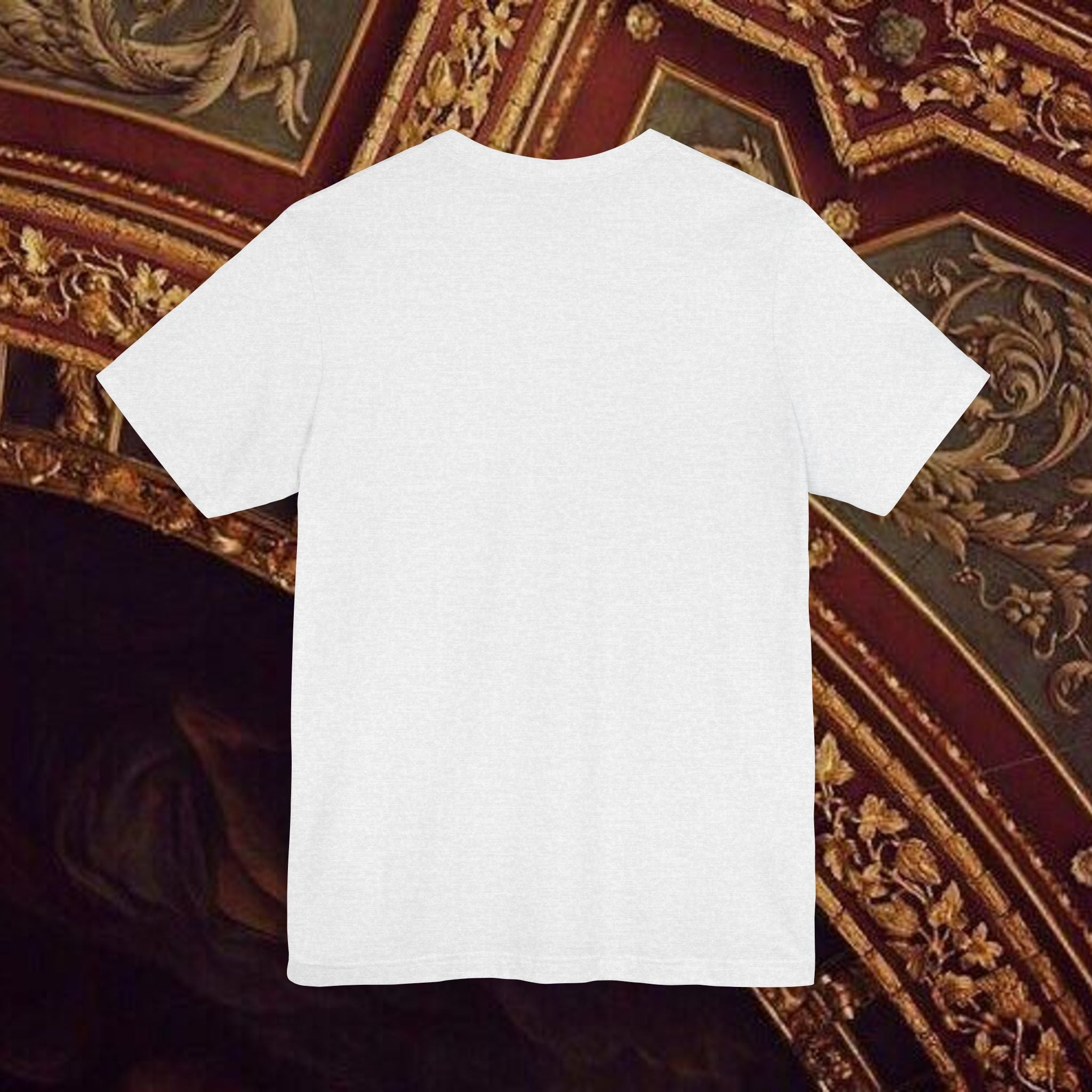 Guardian of the Temple Classically- Inspired Cotton Graphic T Shirt