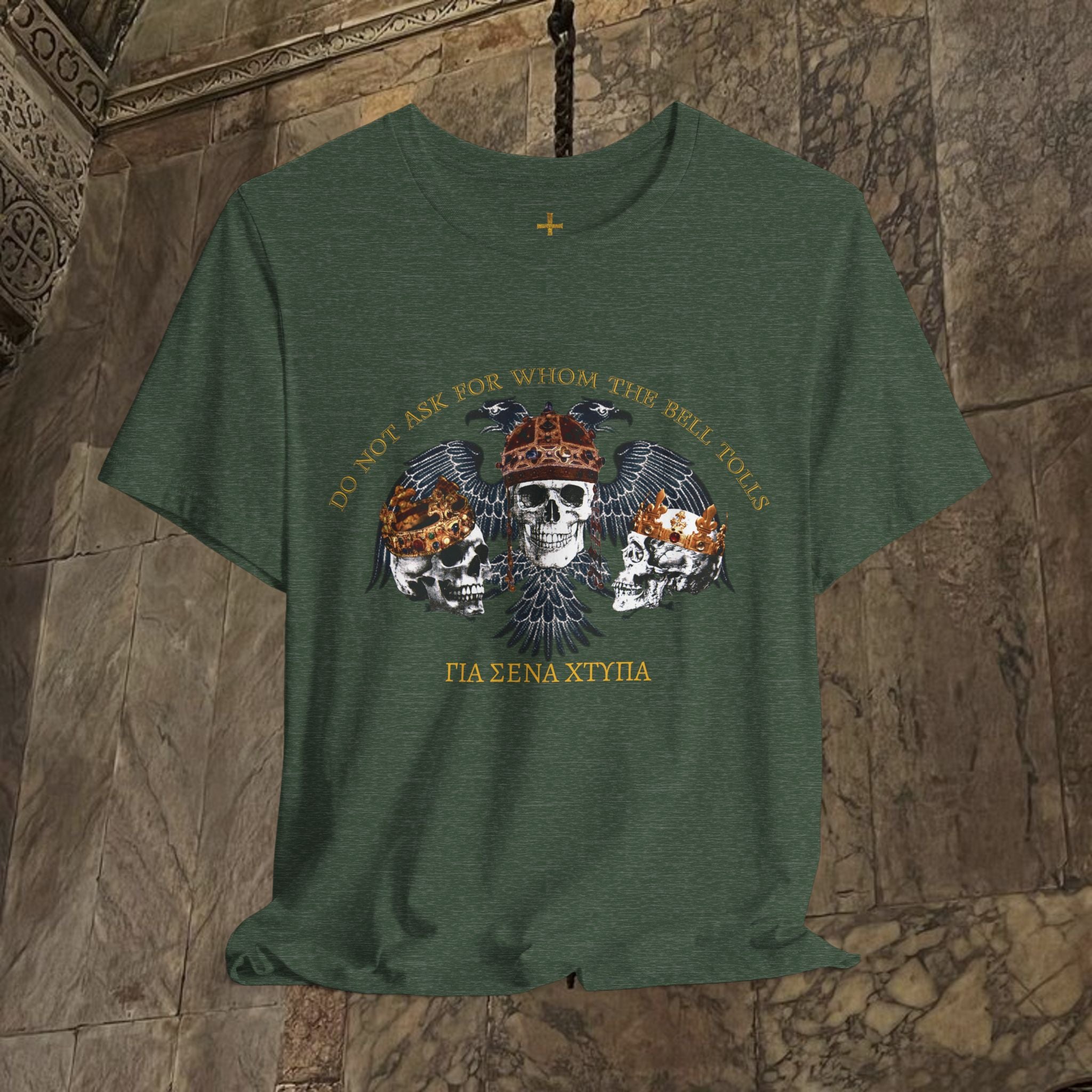 The Kings Fate Byzantine Inspired Cotton Graphic T-shirt
