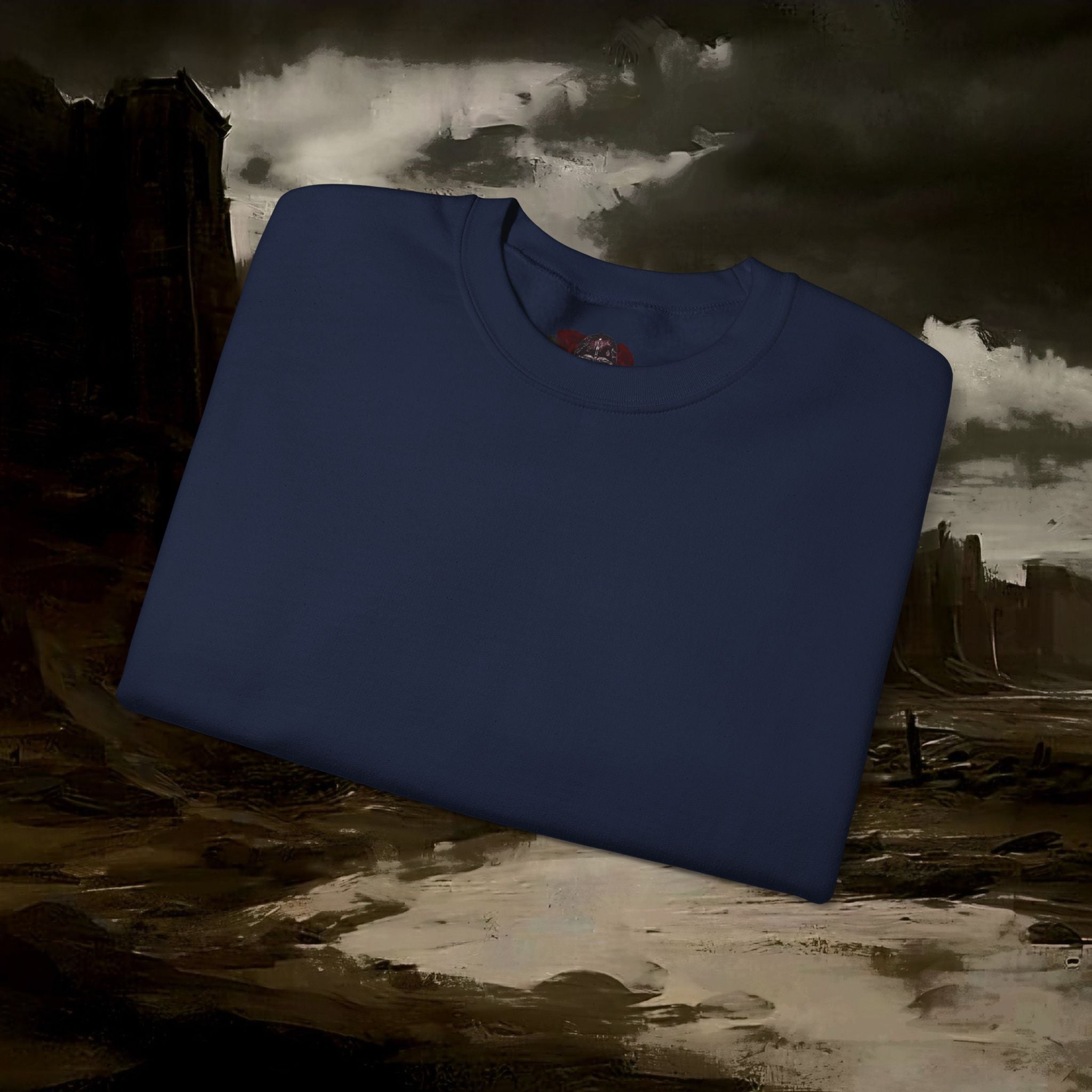 The Barbarian's Mirror Fantasy Medieval Inspired Unisex Sweatshirt Back Version