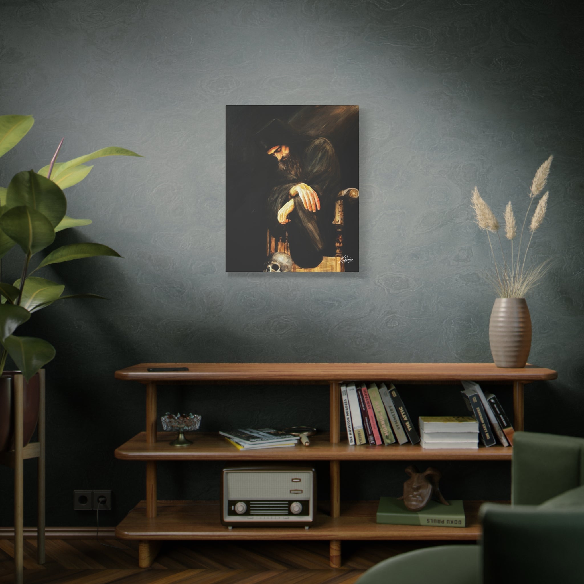 Man's Memento Medieval Fantasy Canvas