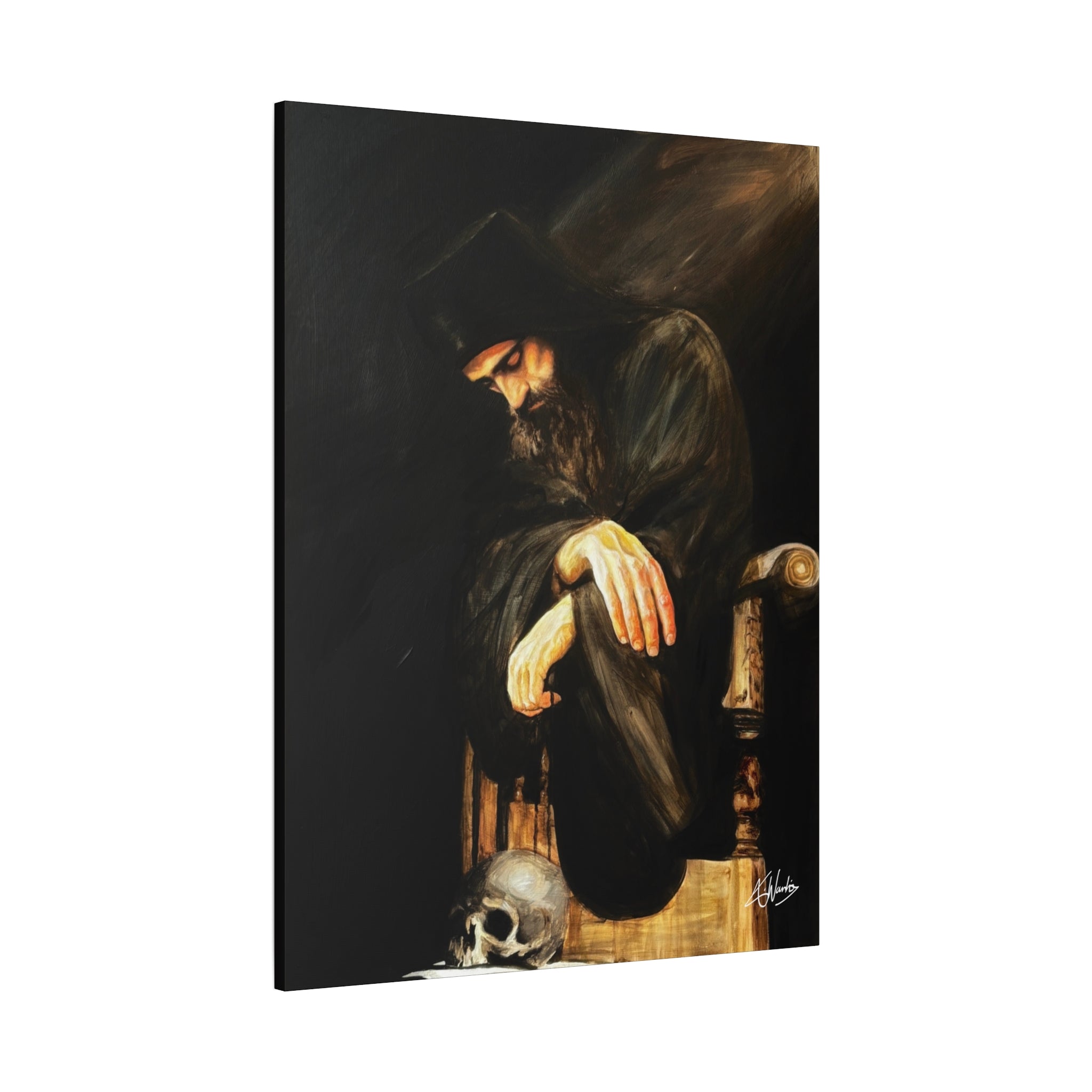Man's Memento Medieval Fantasy Canvas