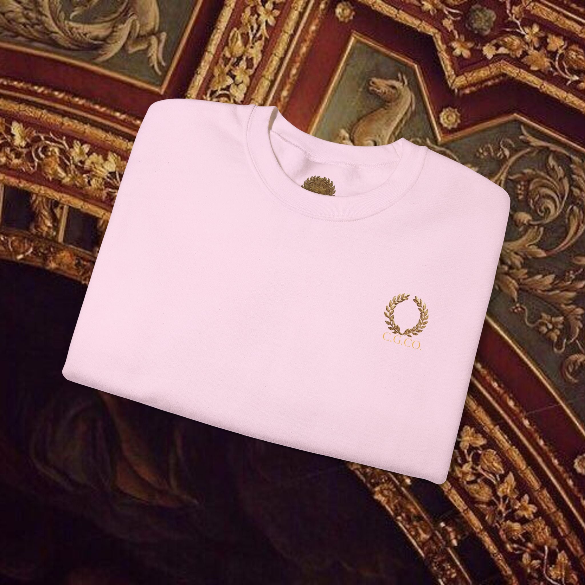 The Hero's Victory Classically-Themed Cotton Graphic Sweatshirt Back Version