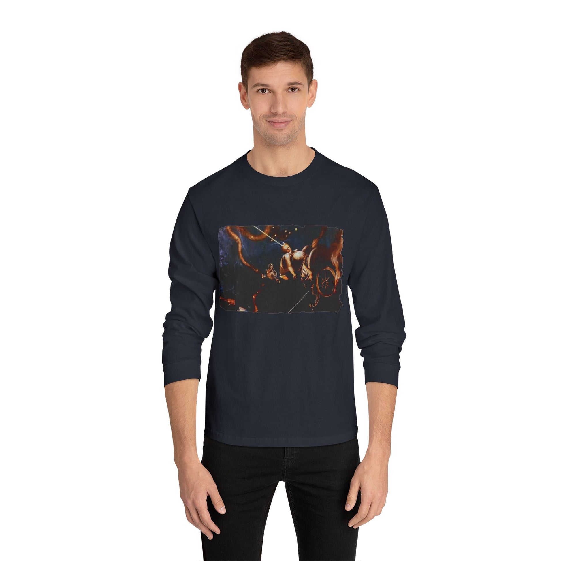 Goddess of the Cosmos Graphic Long Sleeve T-Shirt