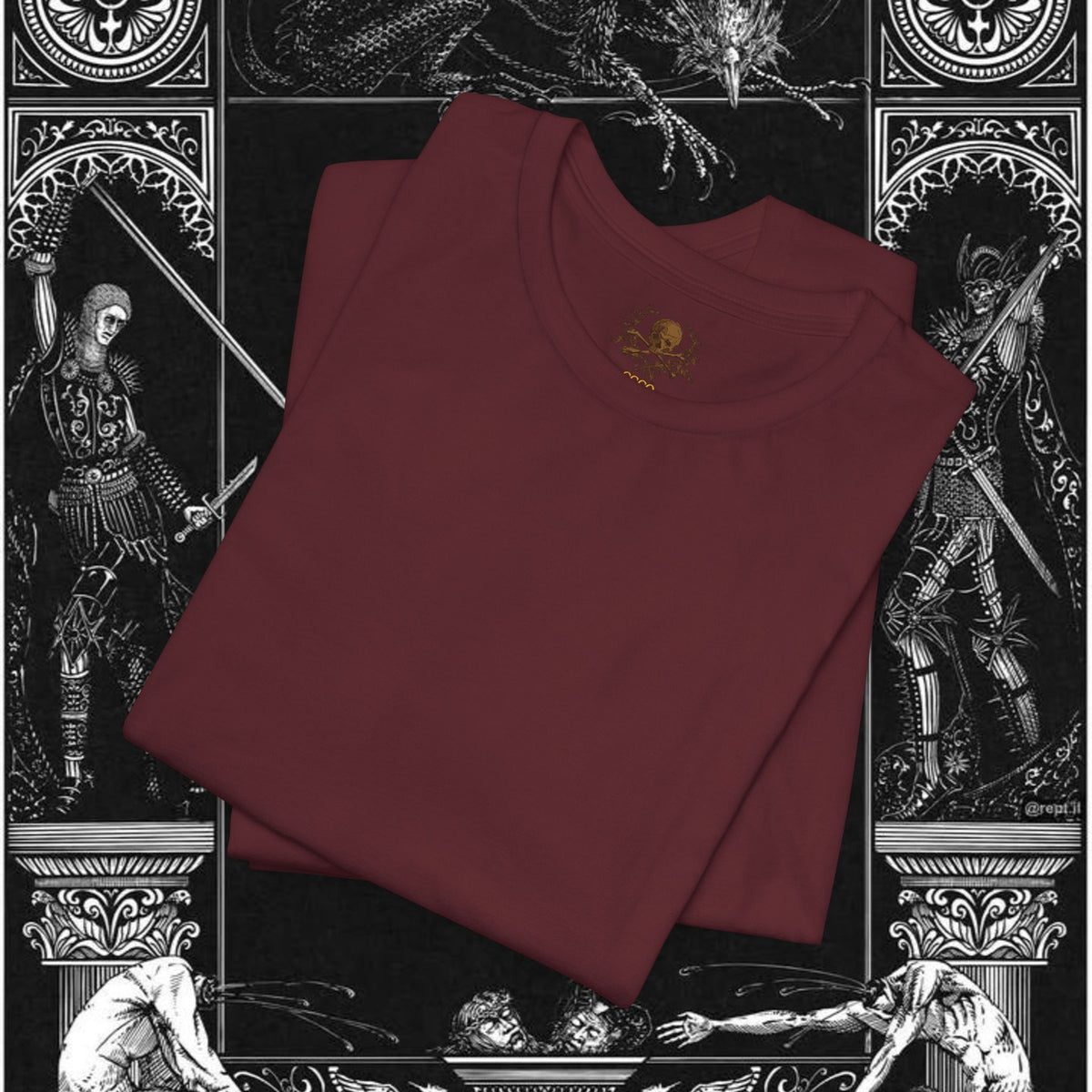 The Circle of Life Medieval Fantasy Inspired Graphic Shirt