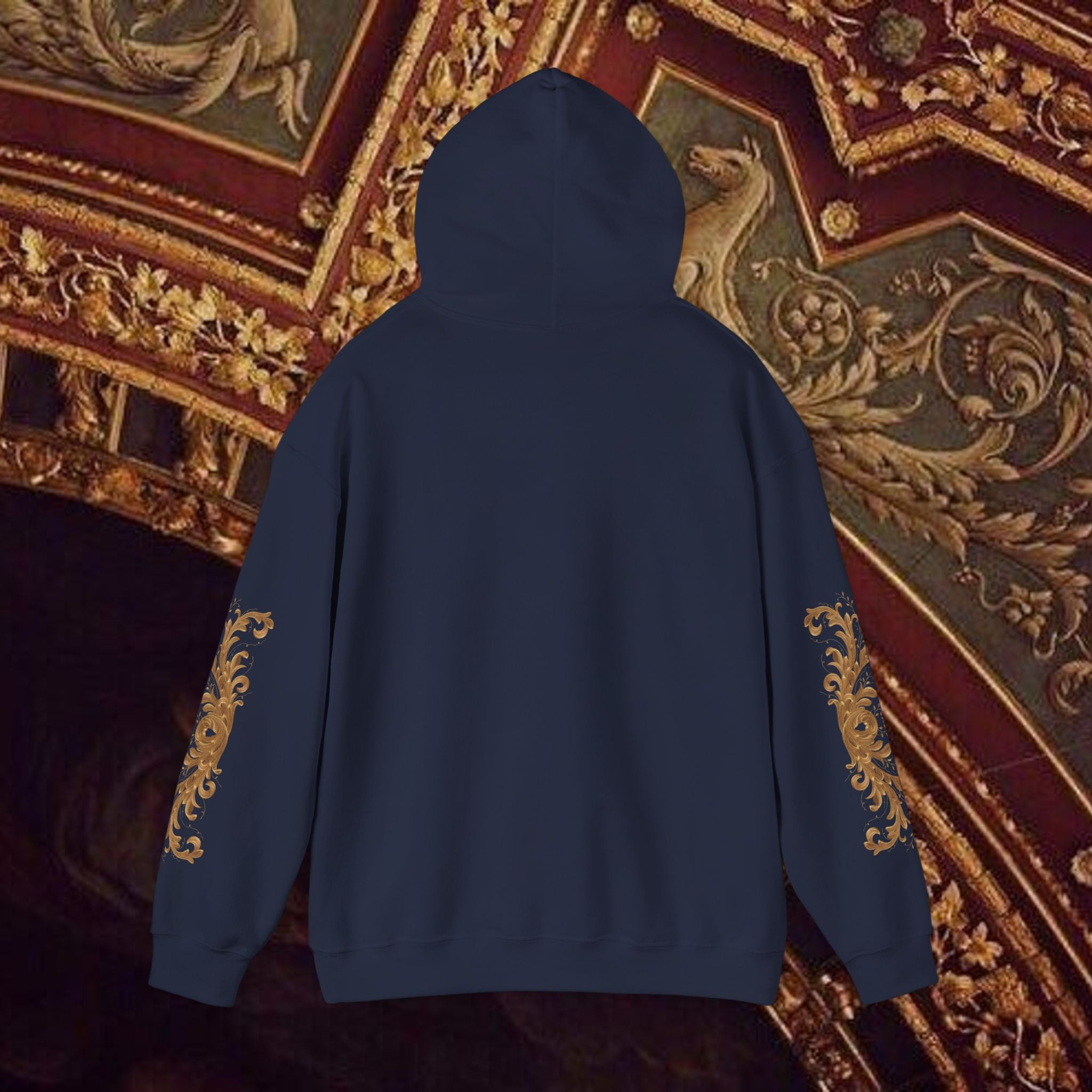 Medusa's Gaze Classical Mythology Inspired Unisex Heavy Blend Hooded Graphic Sweatshirt