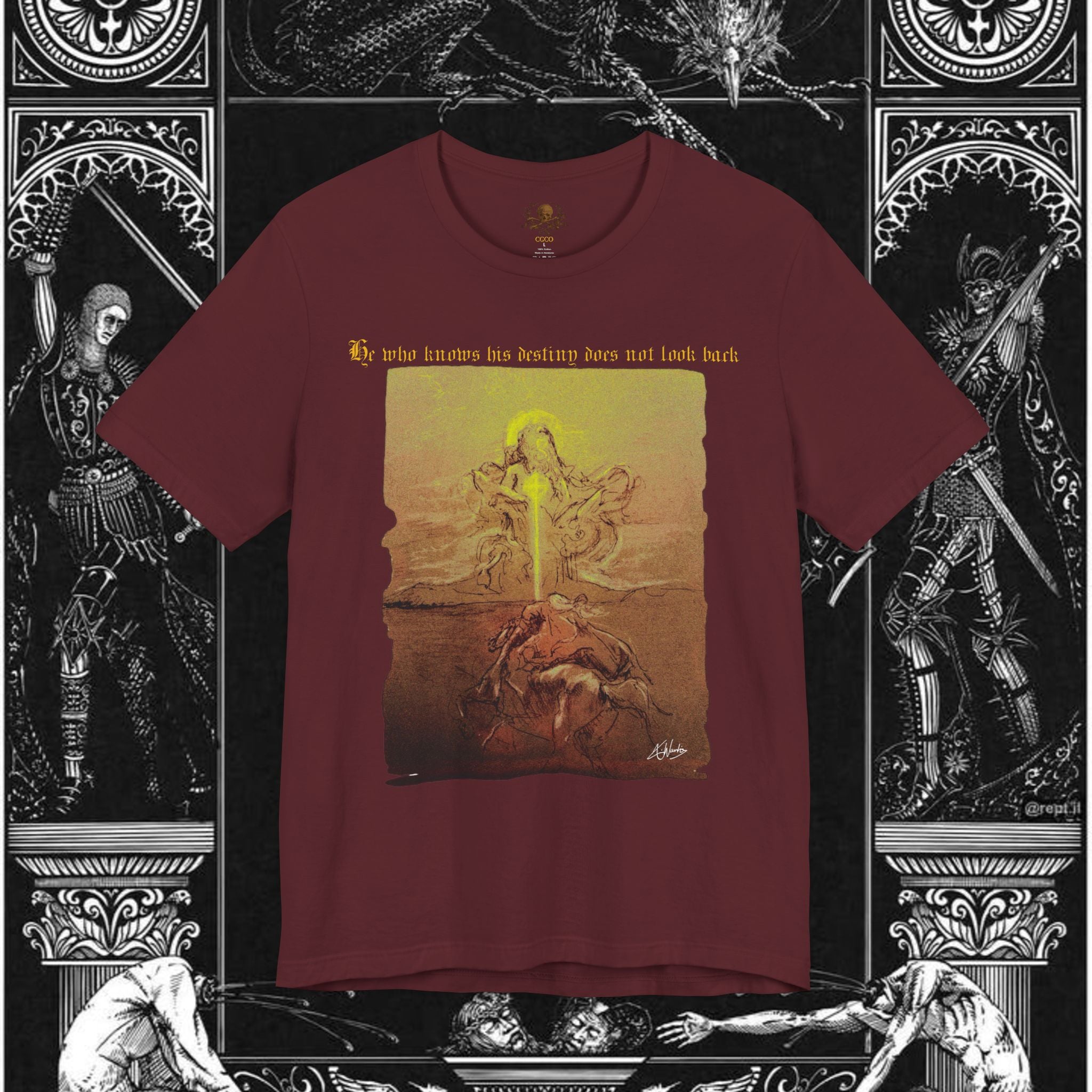 The Destiny of Man Medieval Fantasy Graphic Shirt