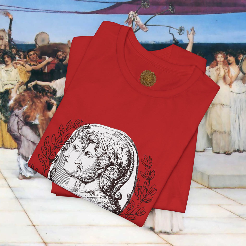 Roman Warrior's Spirit Plumed Helmet Cameo T-Shirt