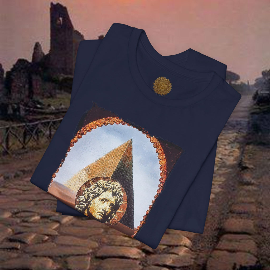 Alexander the Great In Egypt Pyramid Graphic T Shirt