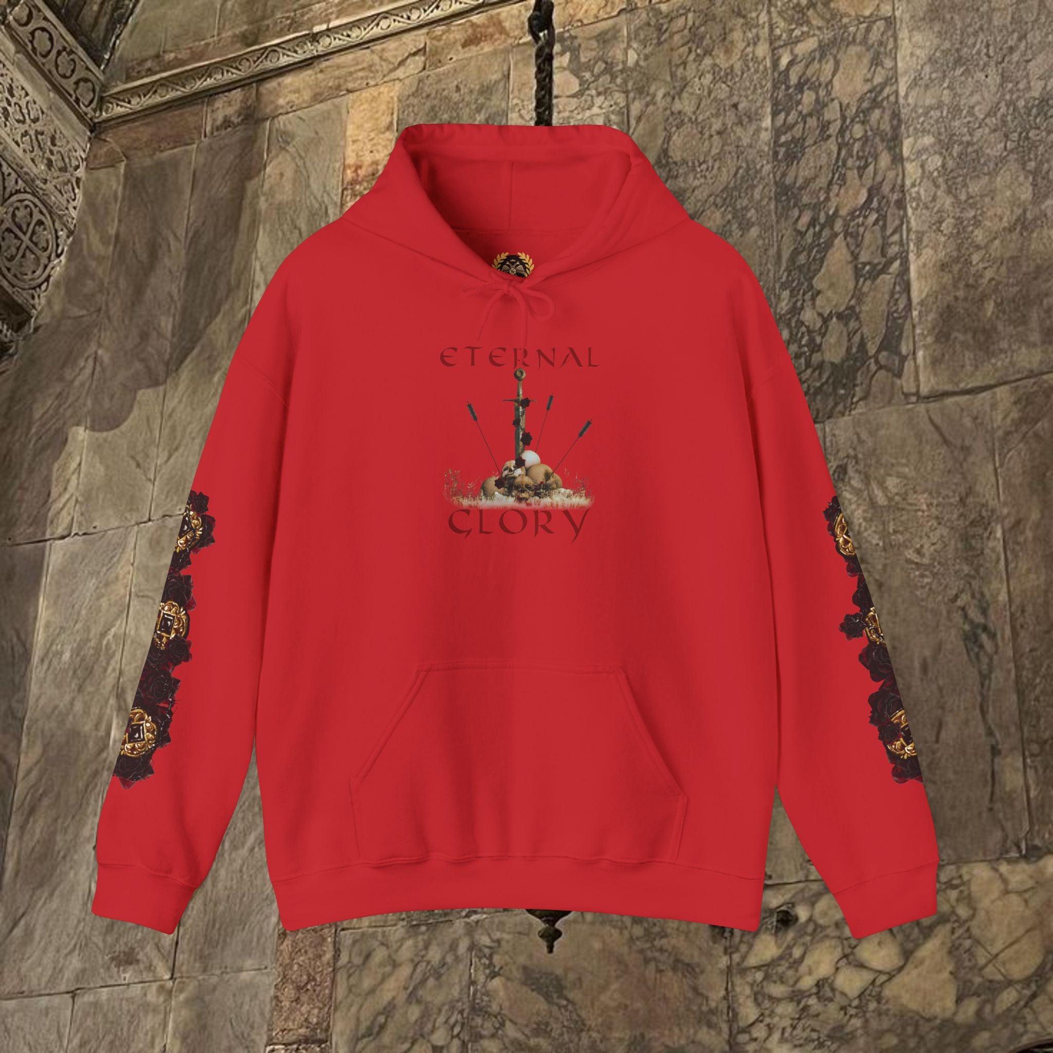 Eternal Glory of the Last Battle Byzantine Inspired Graphic Hoodie