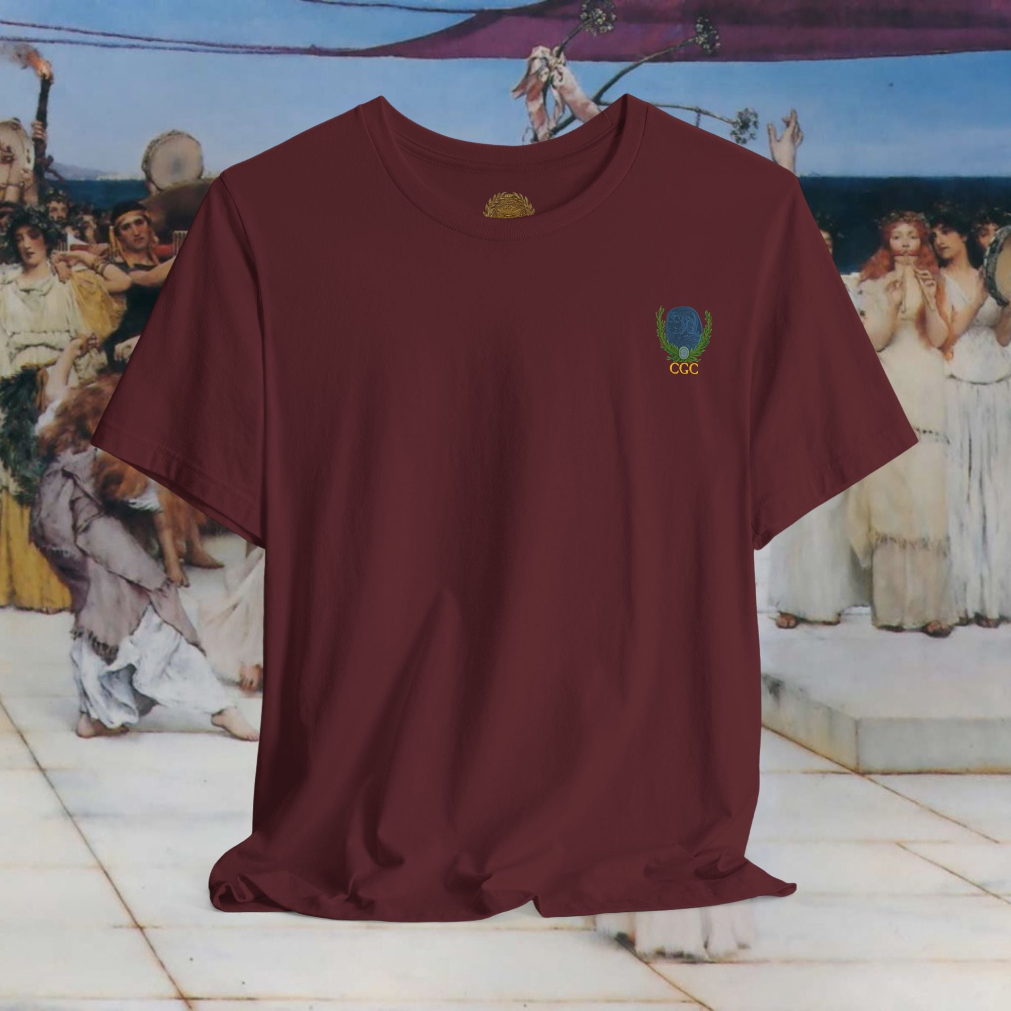 Roman Warrior Plumed Helmet Cameo T-Shirt