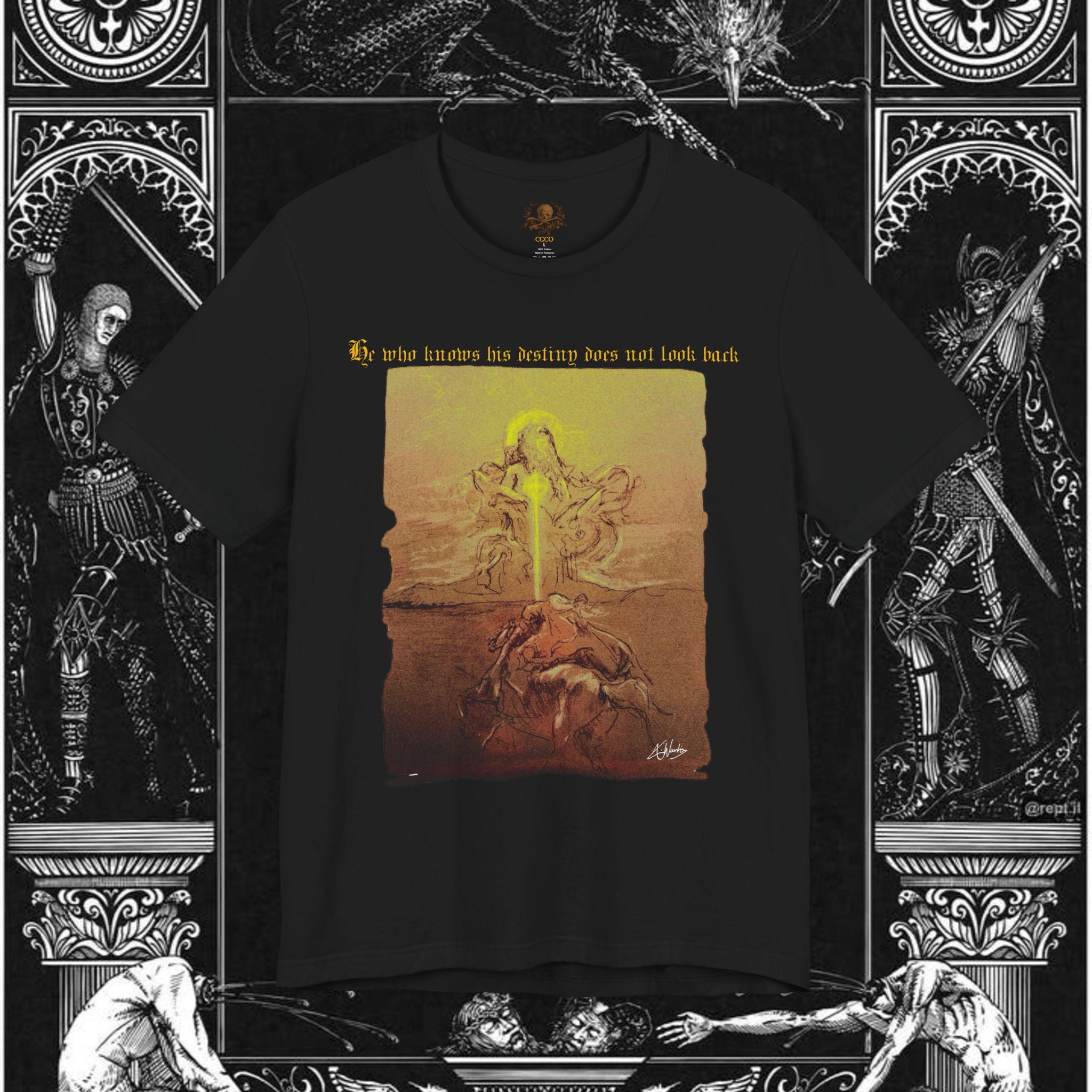 The Destiny of Man Medieval Fantasy Graphic Shirt