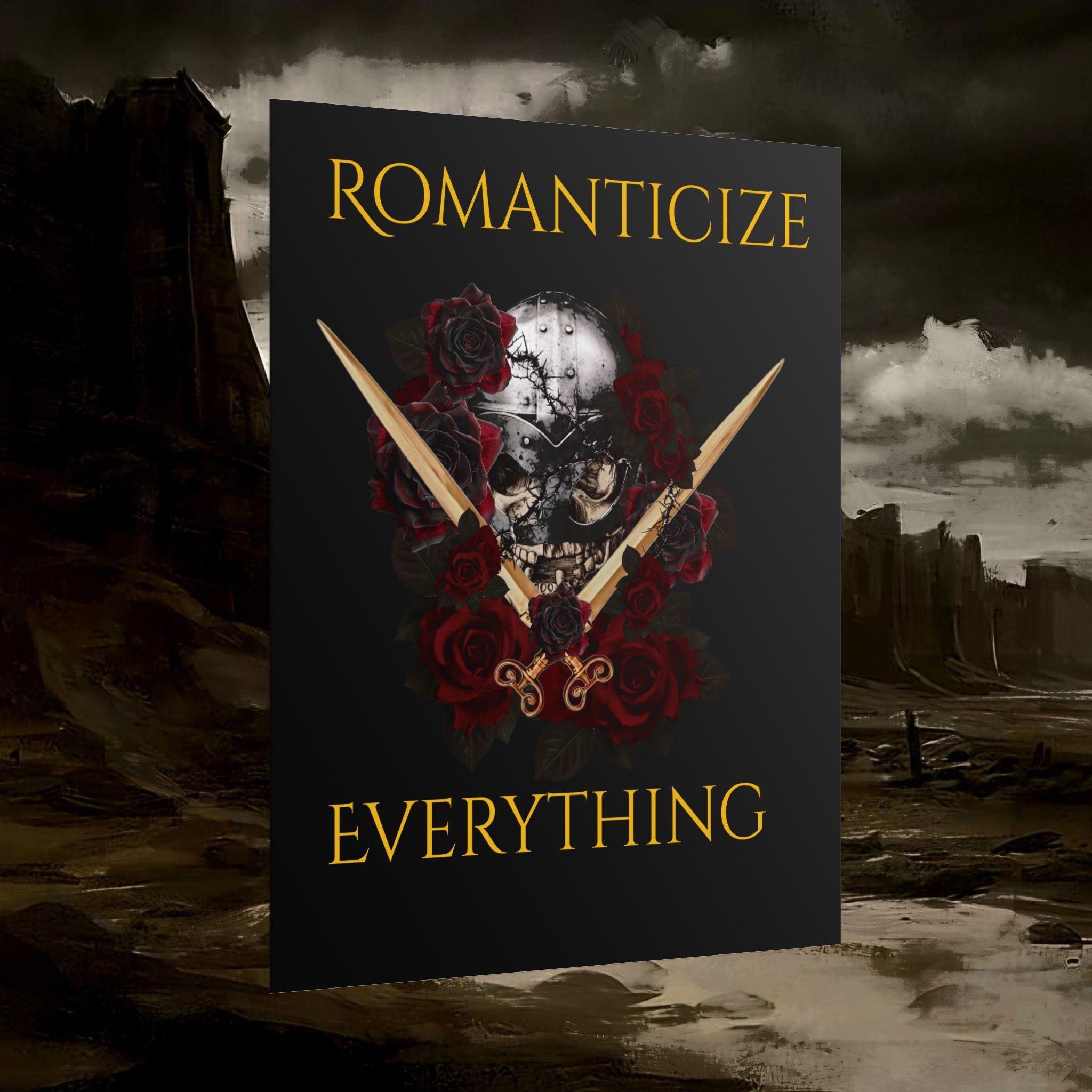 The Barbarian's Fate Early Medieval Fantasy Saxon themed Rolled Posters