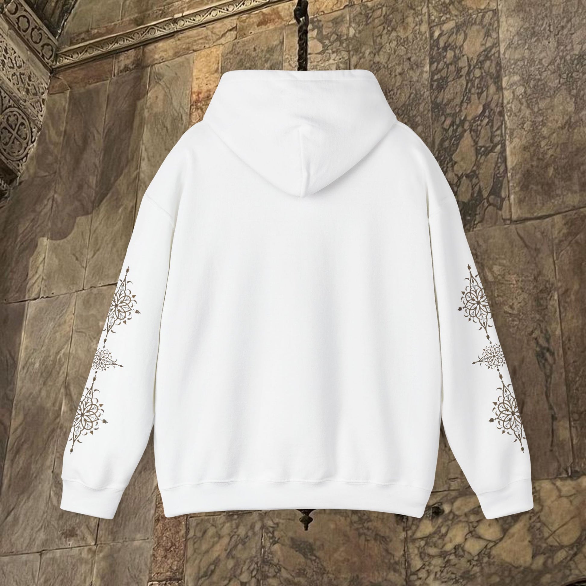 Byzantine Icon Art Hoodie - Classical Religious Design