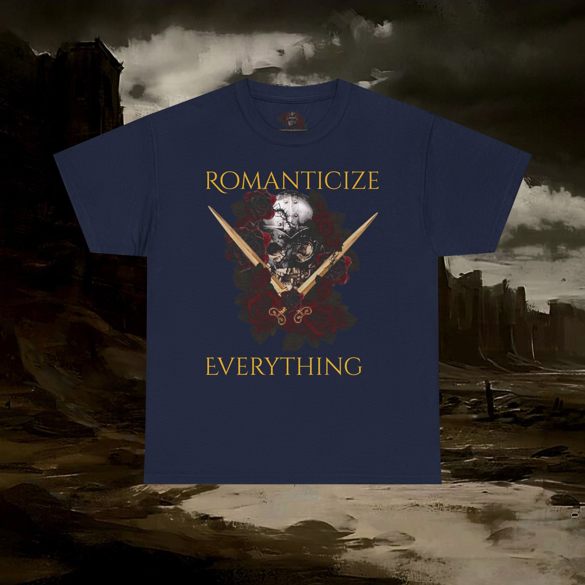 The Barbarian's Fate Medieval Fantasy Inspired Graphic Cotton T-Shirt