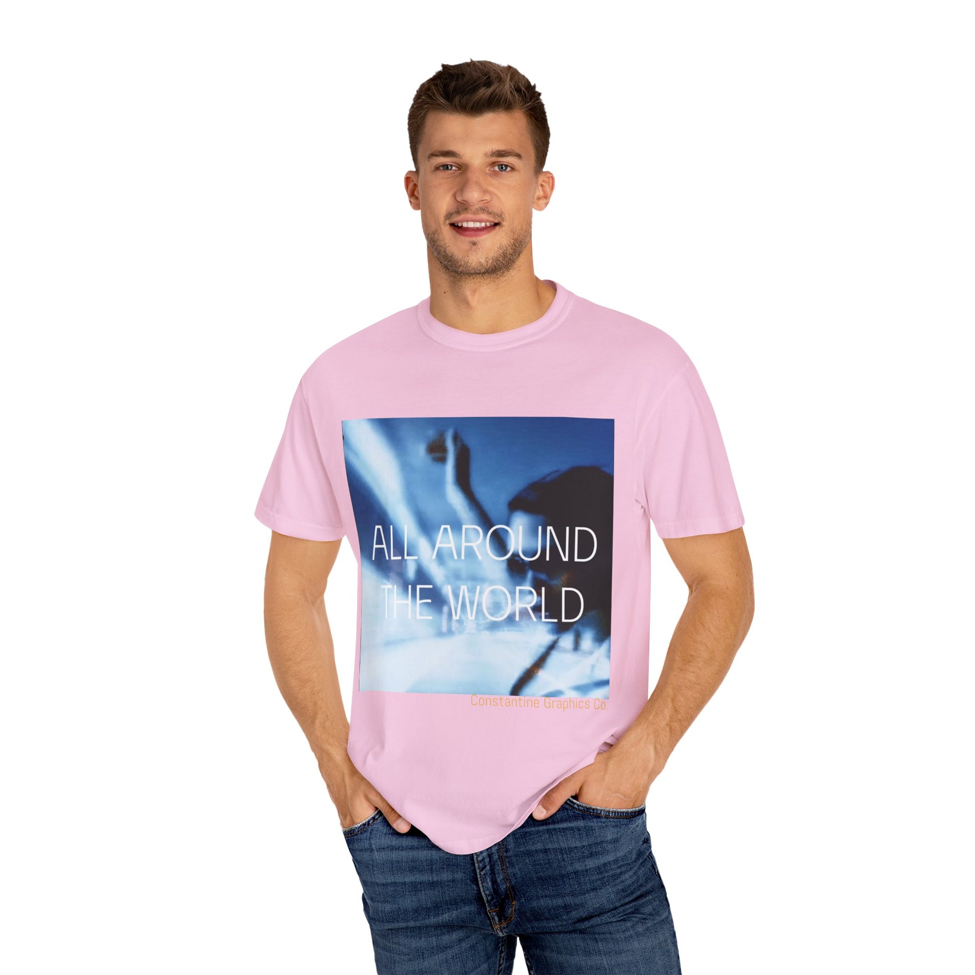 All Around The World Cyber Y2k Graphic Tshirt