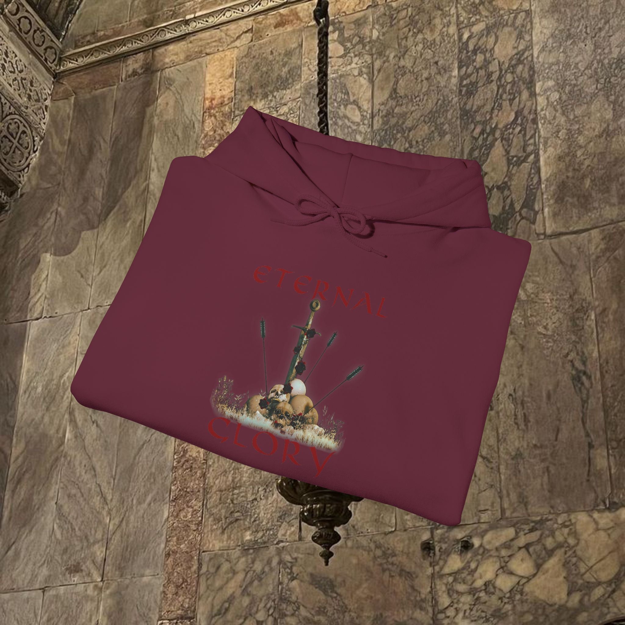 Eternal Glory of the Last Battle Byzantine Inspired Graphic Hoodie