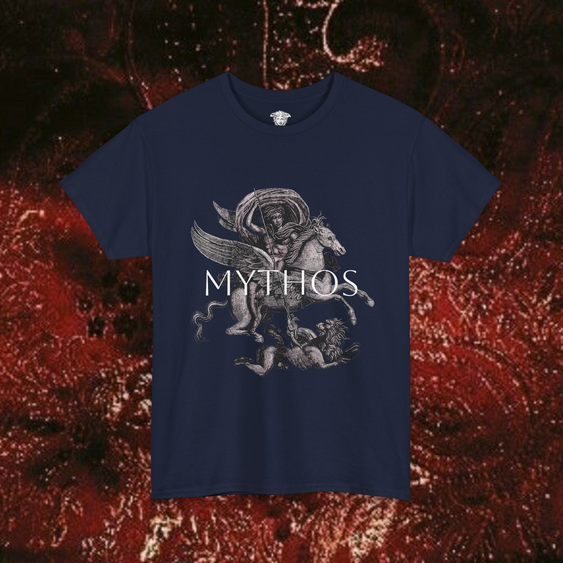 Mythos of the Warrior Graphic Tee - Unisex Heavy Cotton, Historical Shirt, Mythological Esoteric T-Shirt